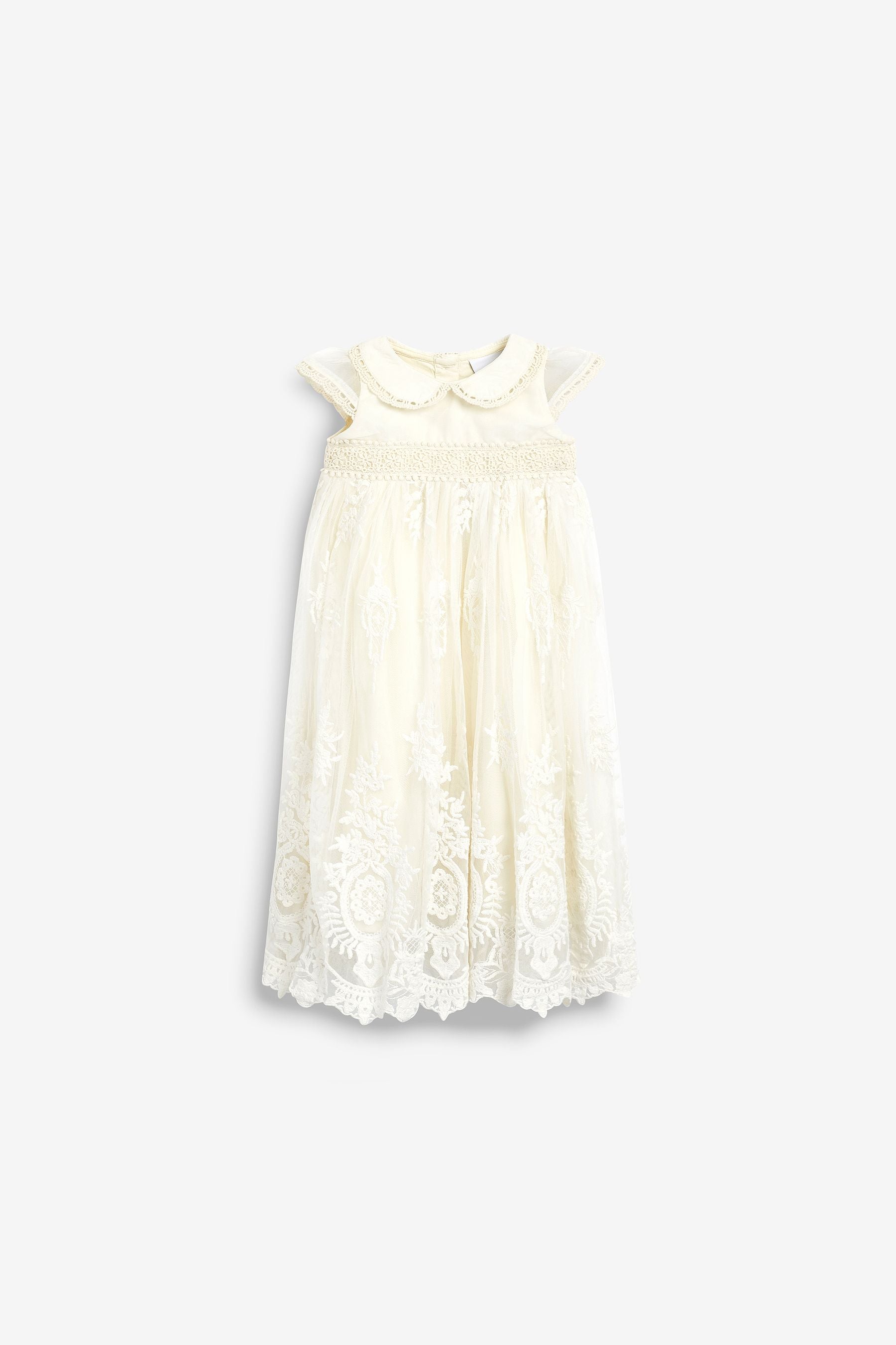 White Christening Baby Dress (0mths-2yrs)