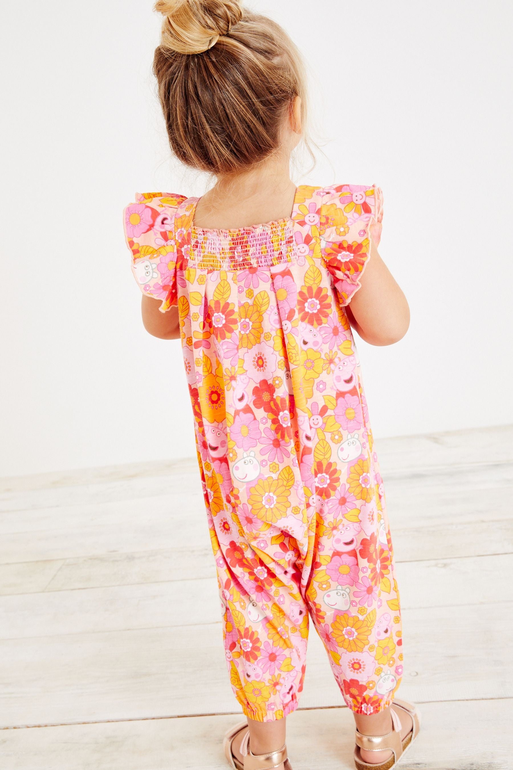 Peppa Pig Retro Floral Jumpsuit (3mths-7yrs)