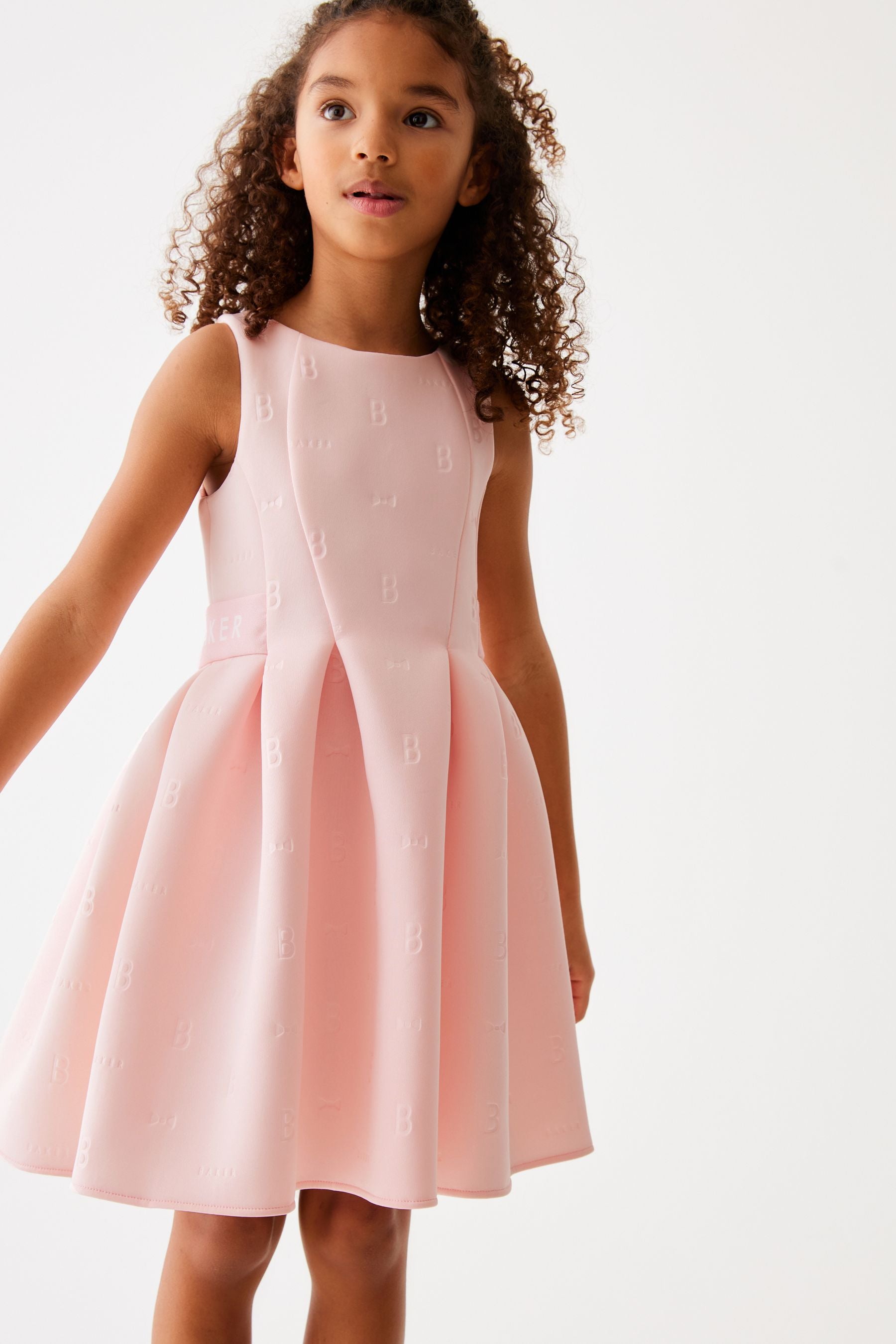 Pink Baker by Ted Baker Pink Embossed Scuba Dress