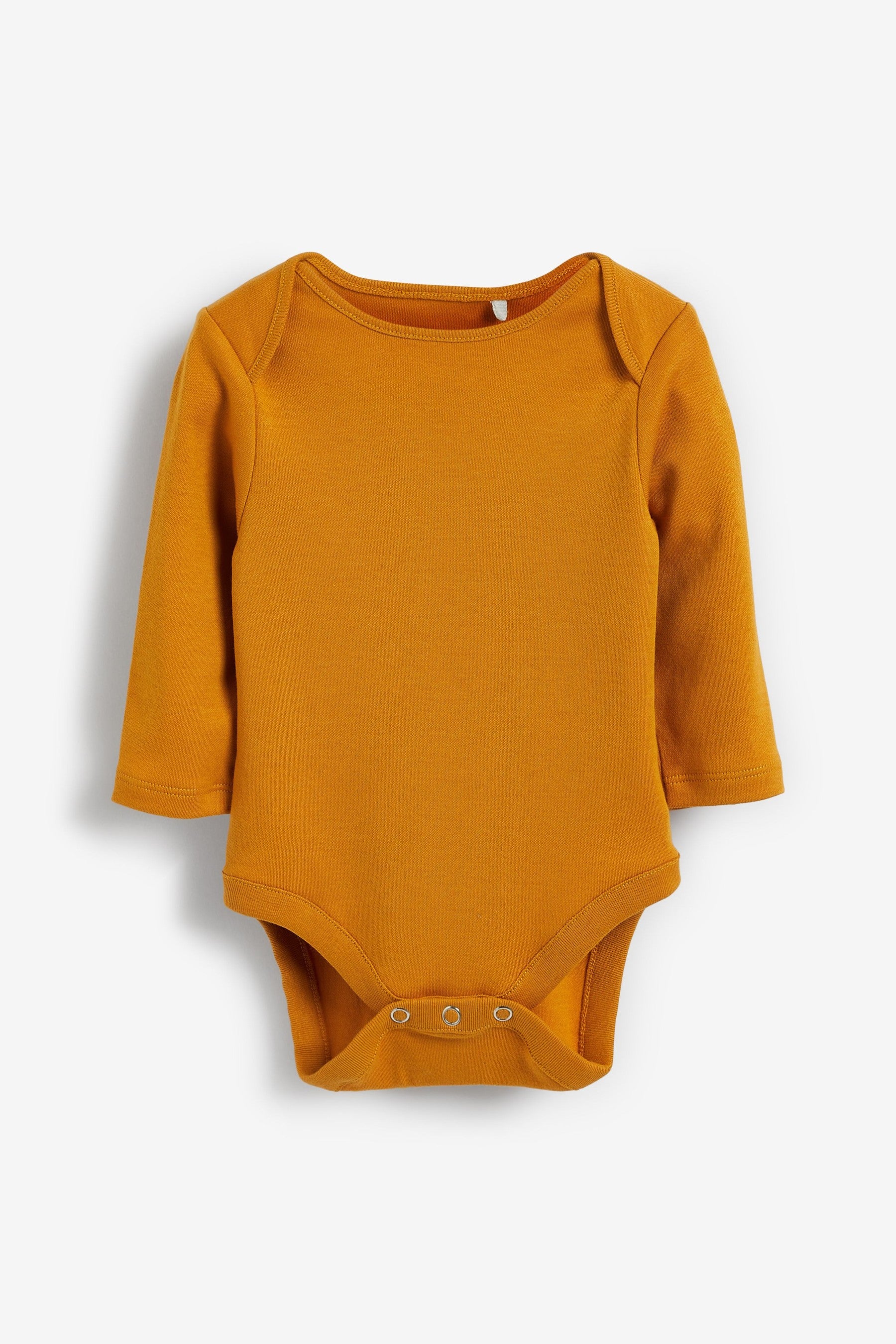 Tan Brown Baby 5 Pack Long Sleeve Bodysuits (0mths-3yrs)