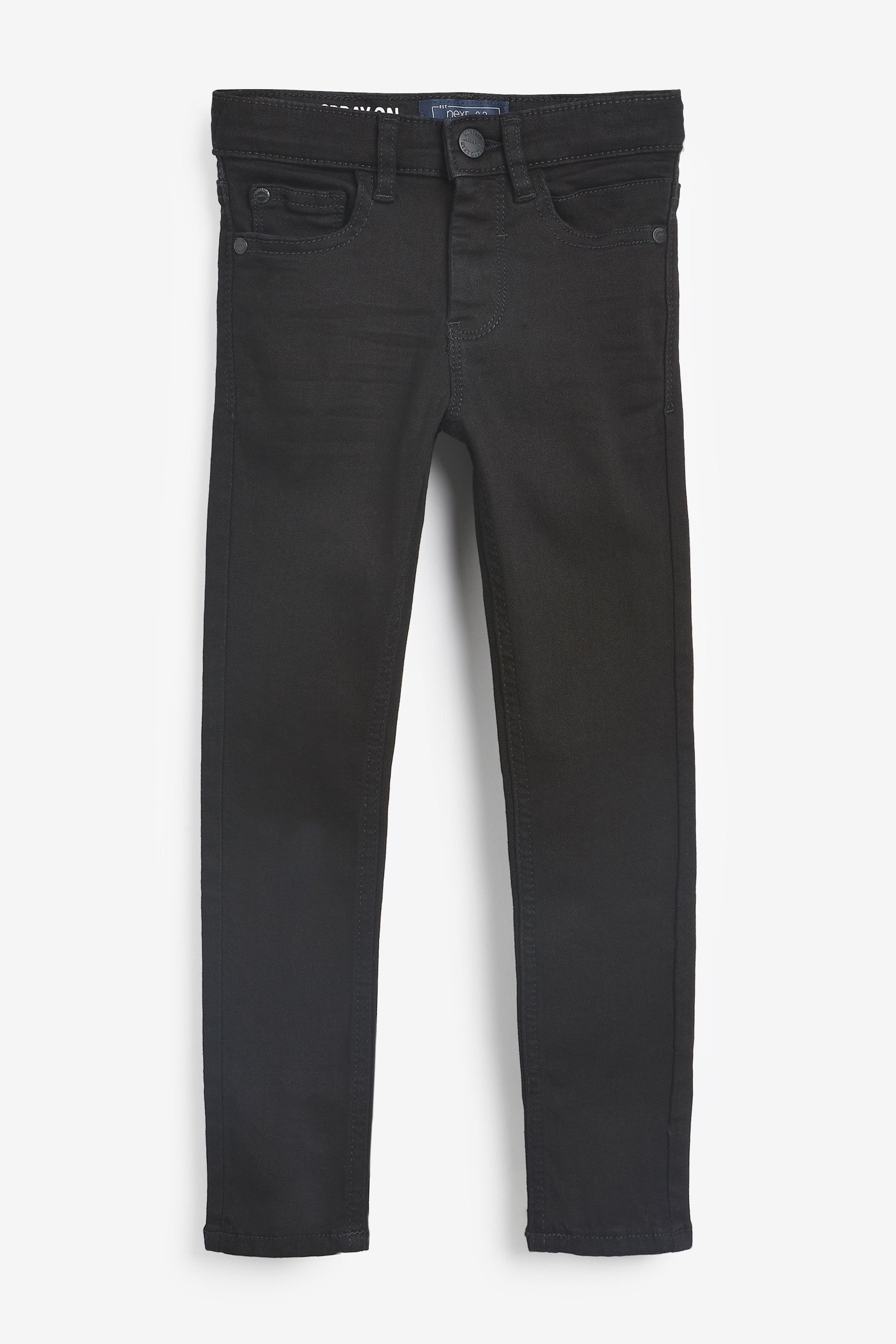 Black Denim Mega Stretch Jeans (3-16yrs)