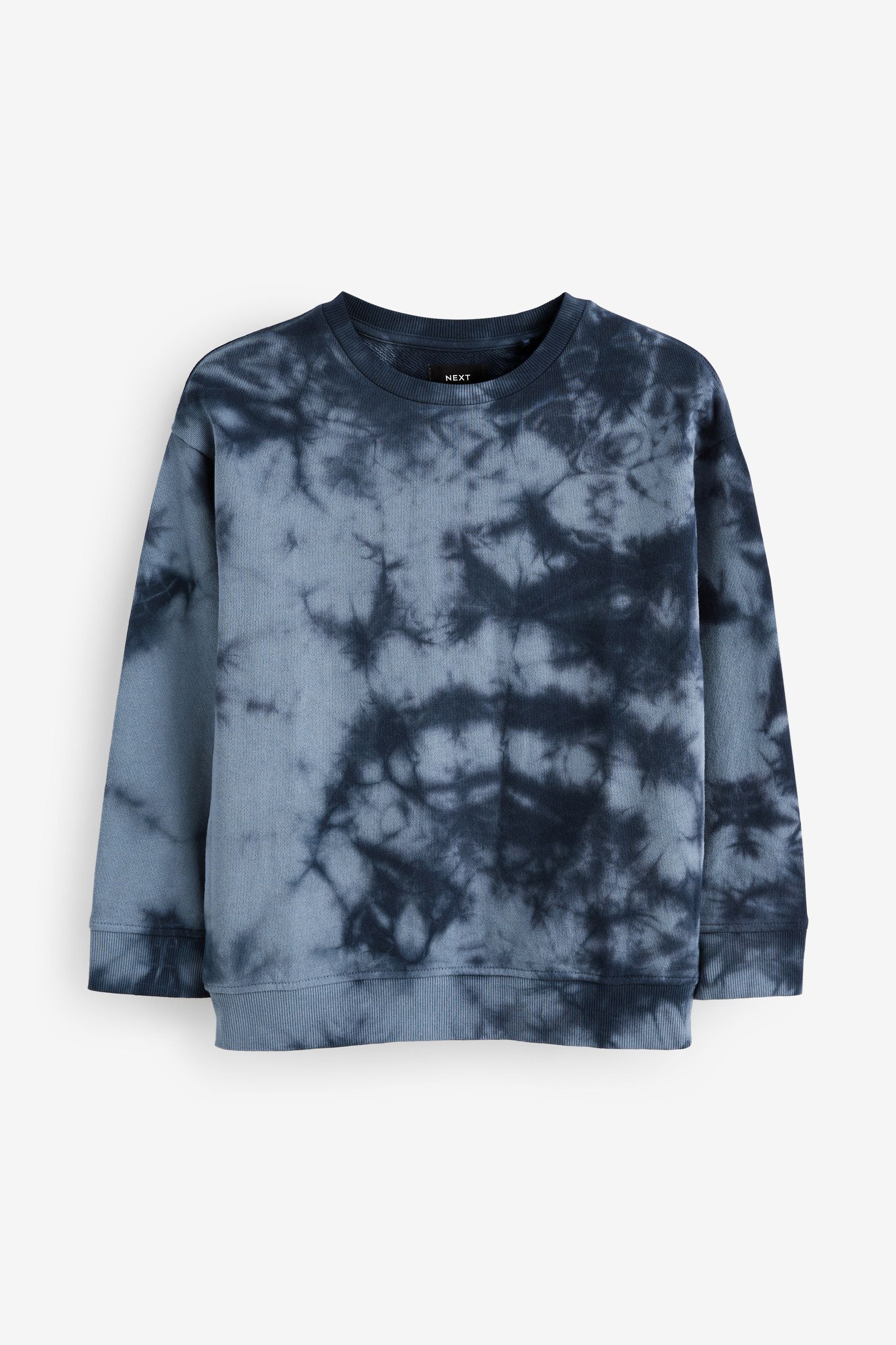 Blue Tie Dye Crew Neck Sweatshirt (3-16yrs)