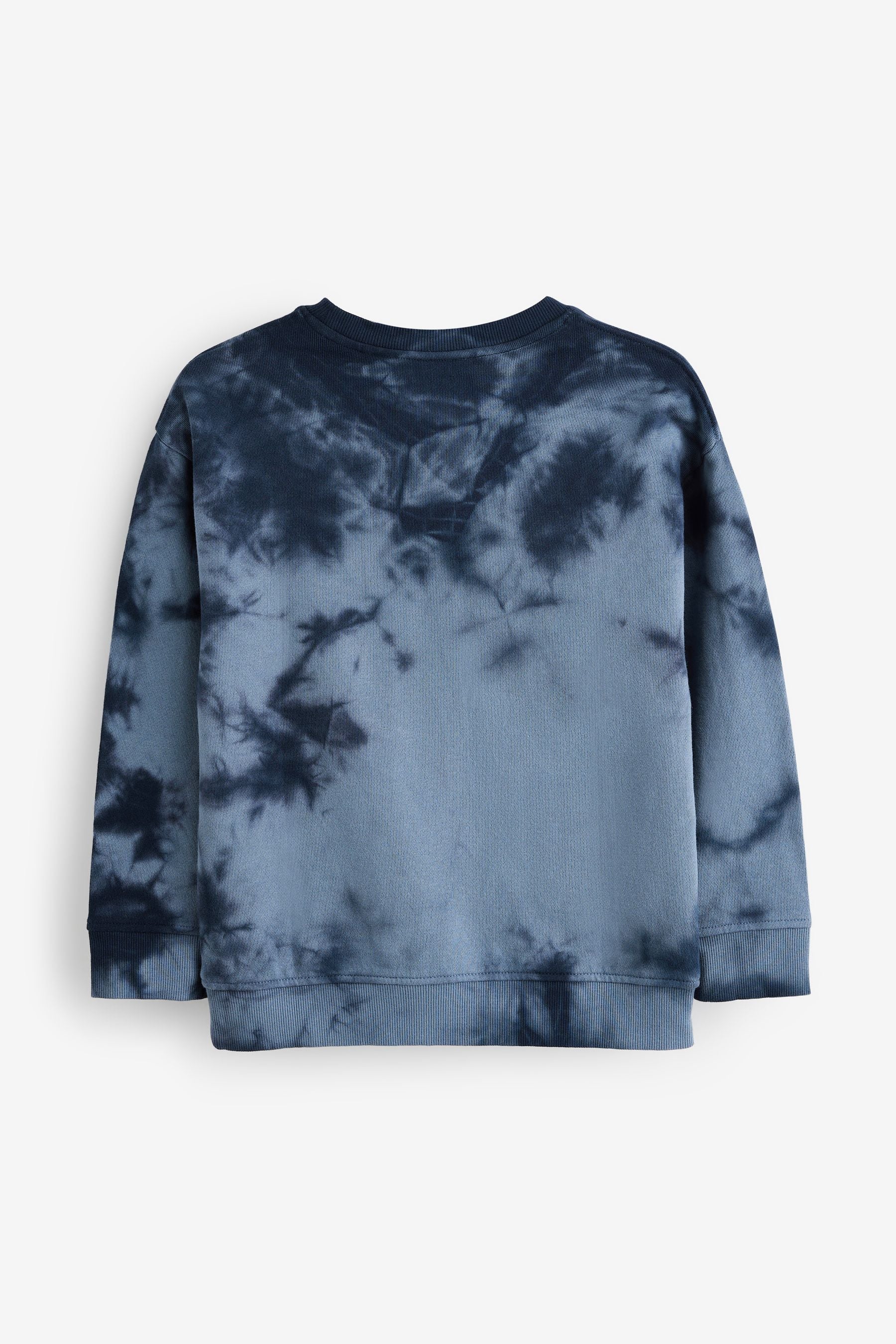 Blue Tie Dye Crew Neck Sweatshirt (3-16yrs)