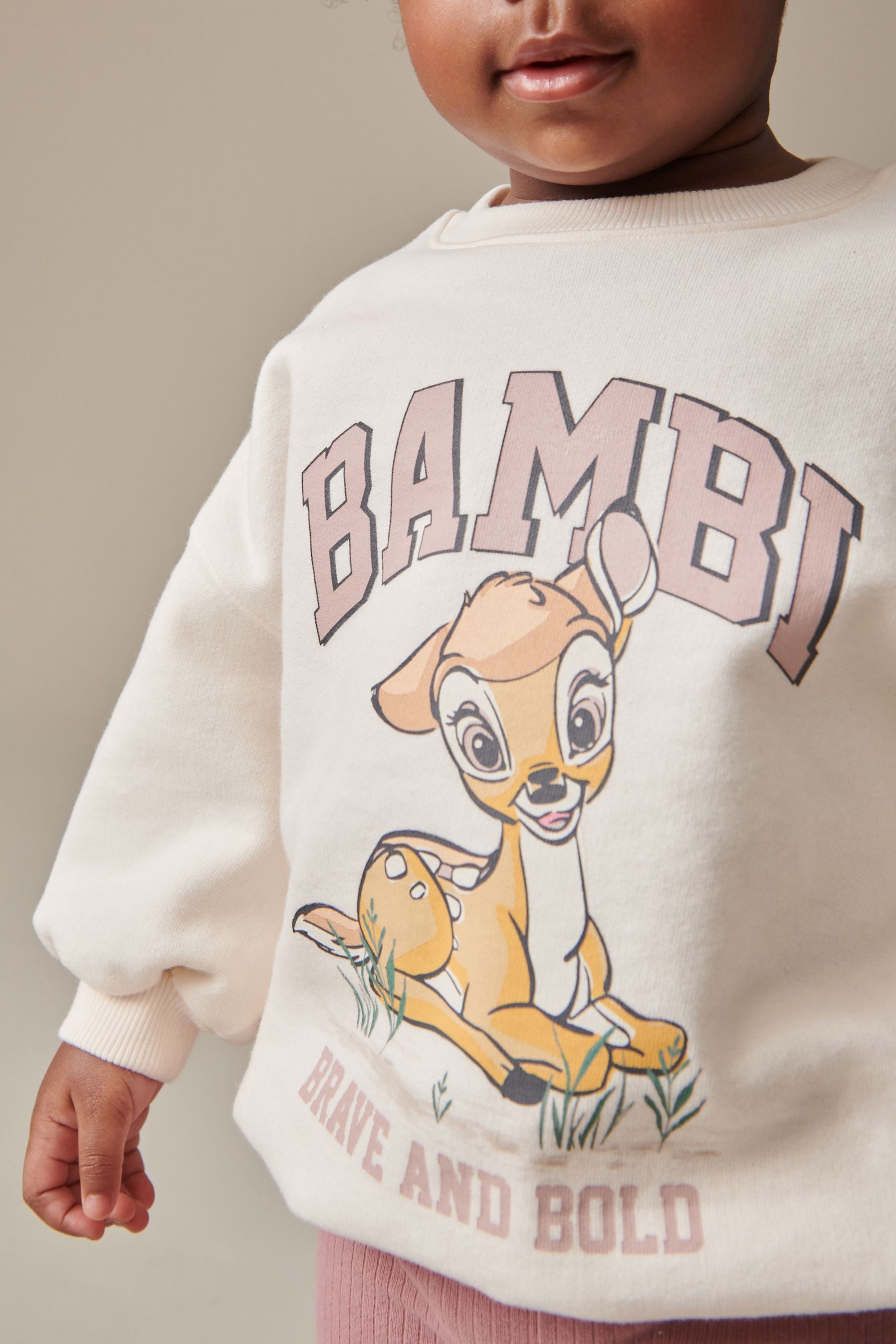 Neutral Bambi Sweat and Flared Leggings Set (3mths-7yrs)