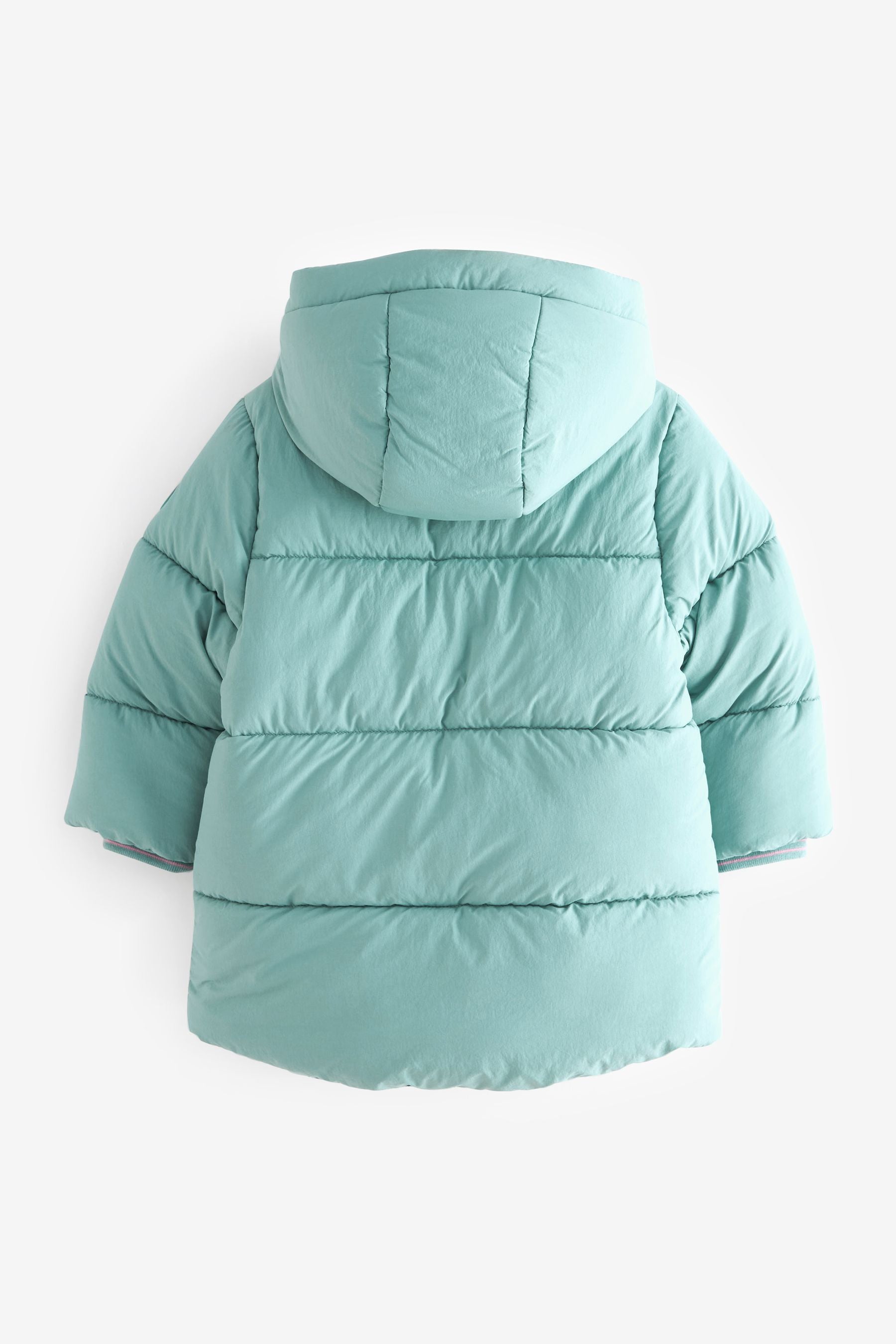 Teal Blue Shower Resistant Padded Coat (3mths-7yrs)