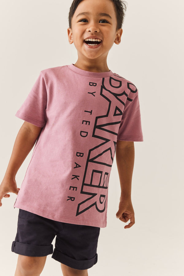 Pink Baker by Ted Baker Letter T-Shirt