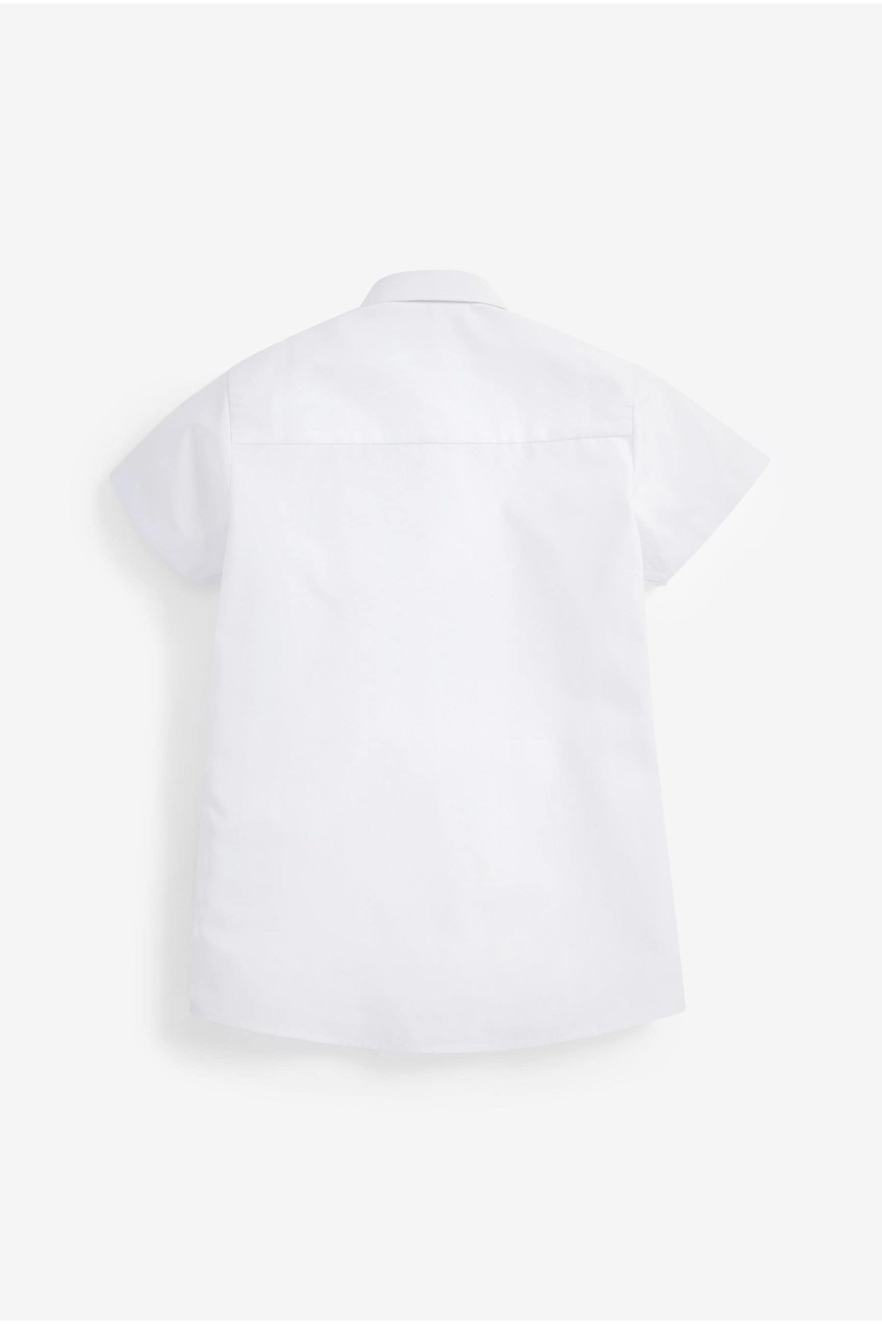 White 5 Pack Short Sleeve School Shirts (3-18yrs)