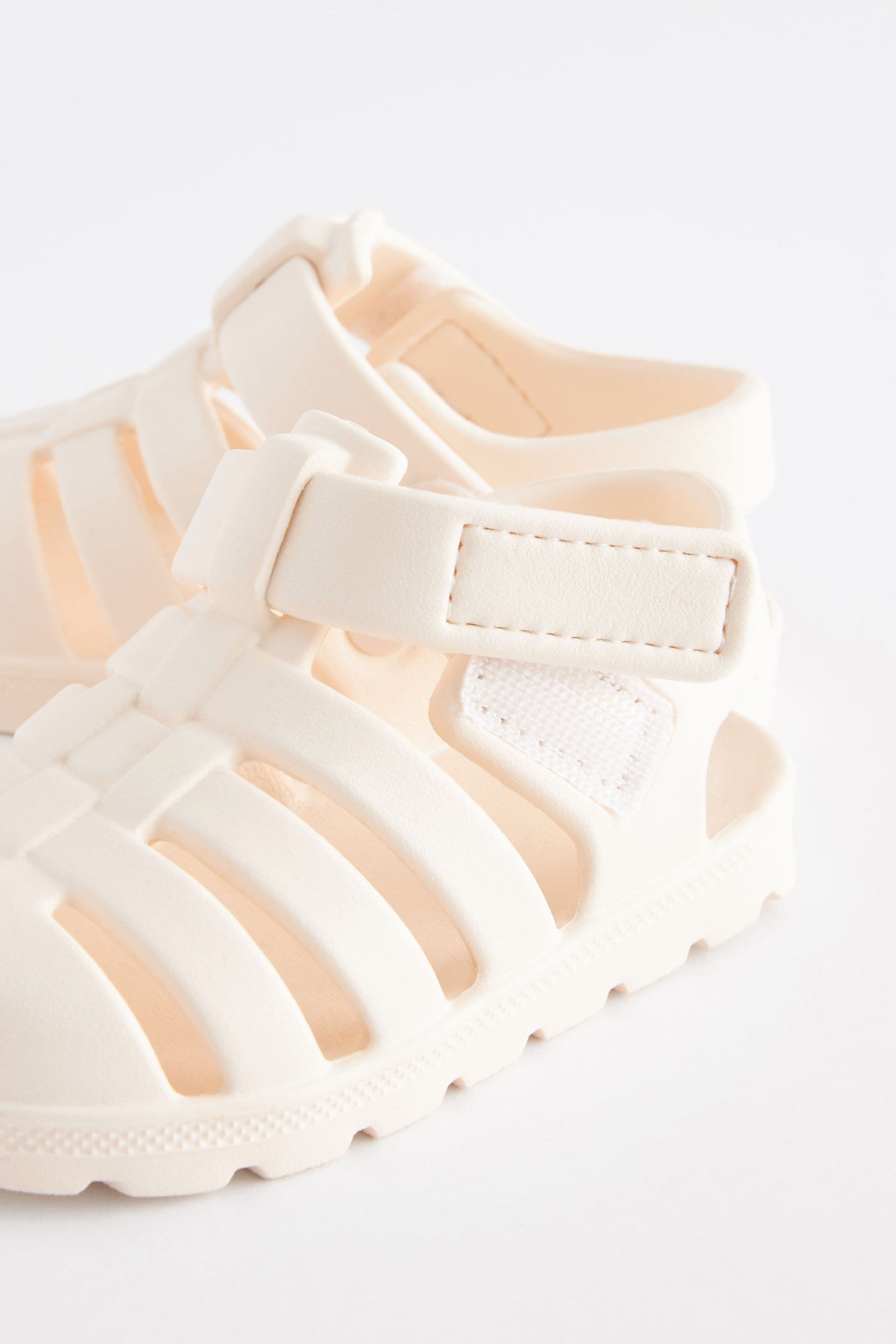 Bone White Fisherman Sandals