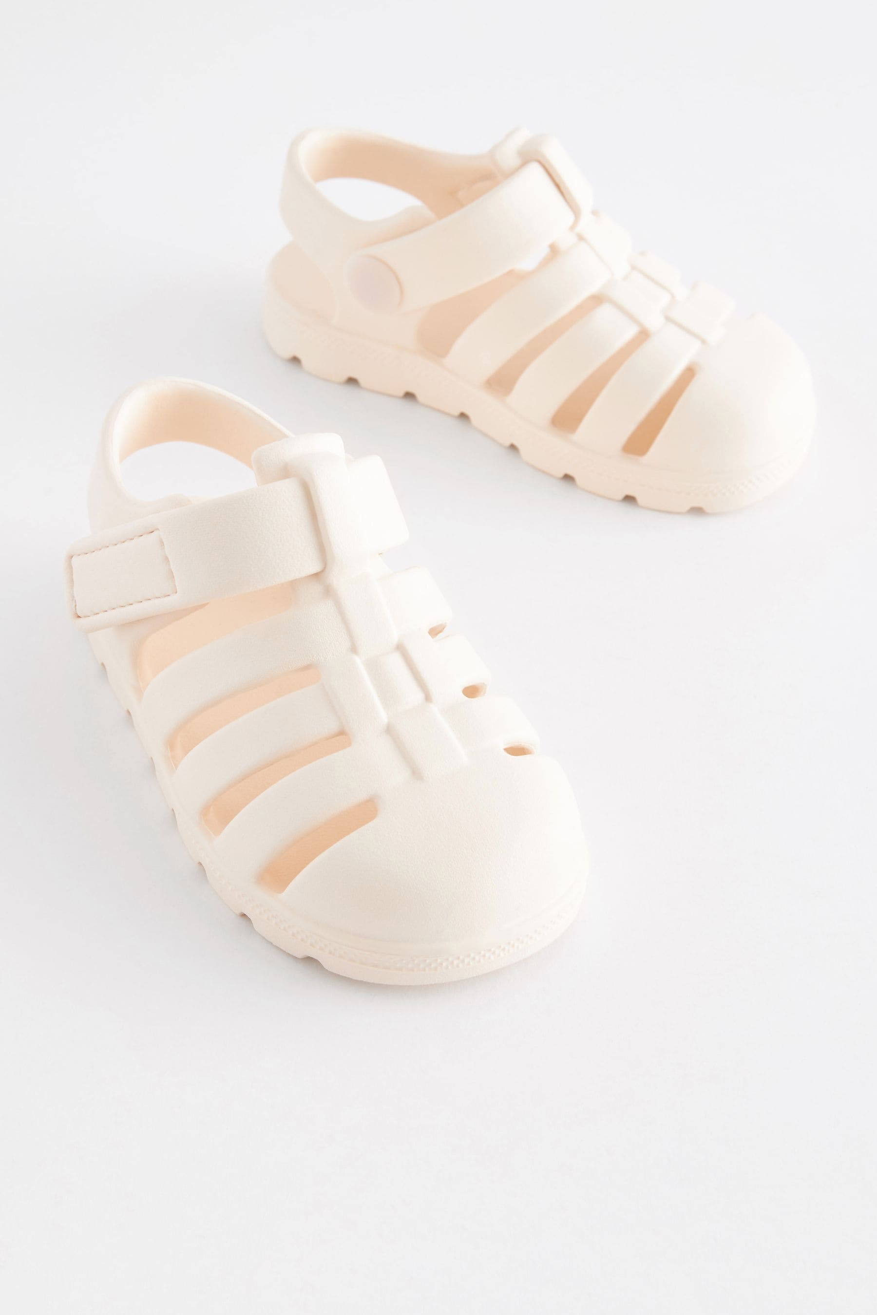 Bone White Fisherman Sandals