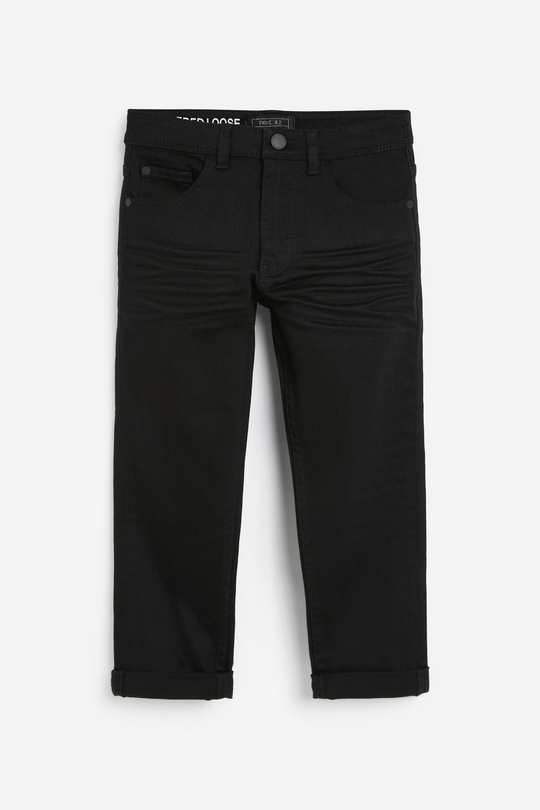 Black Cotton Rich Stretch Jeans (3-17yrs)