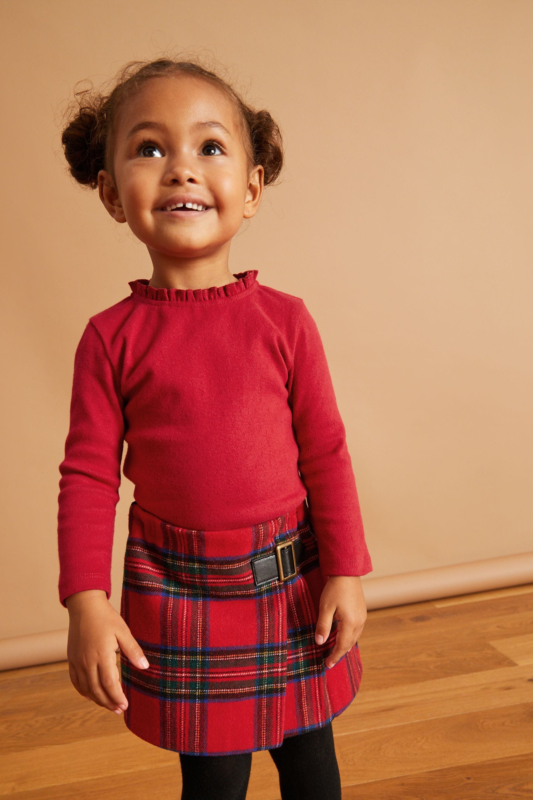 Red Kilt Skirt & Tights Set (3mths-10yrs)