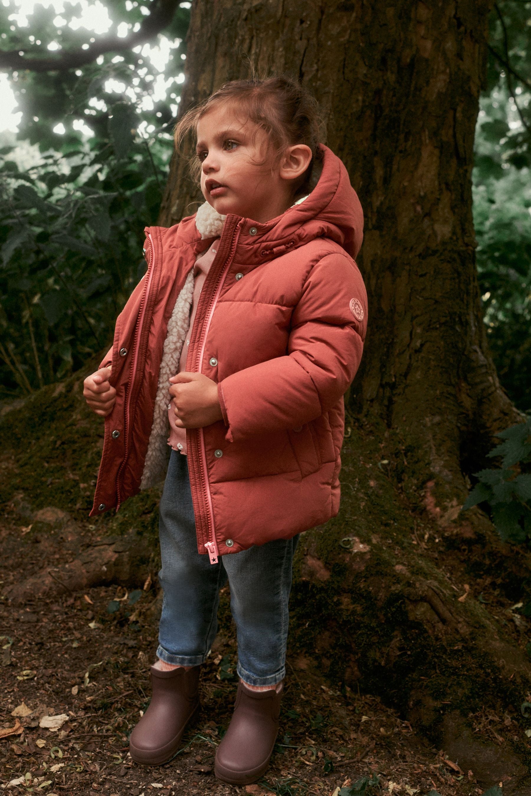 Rust Shower Resistant Padded Coat (3mths-7yrs)