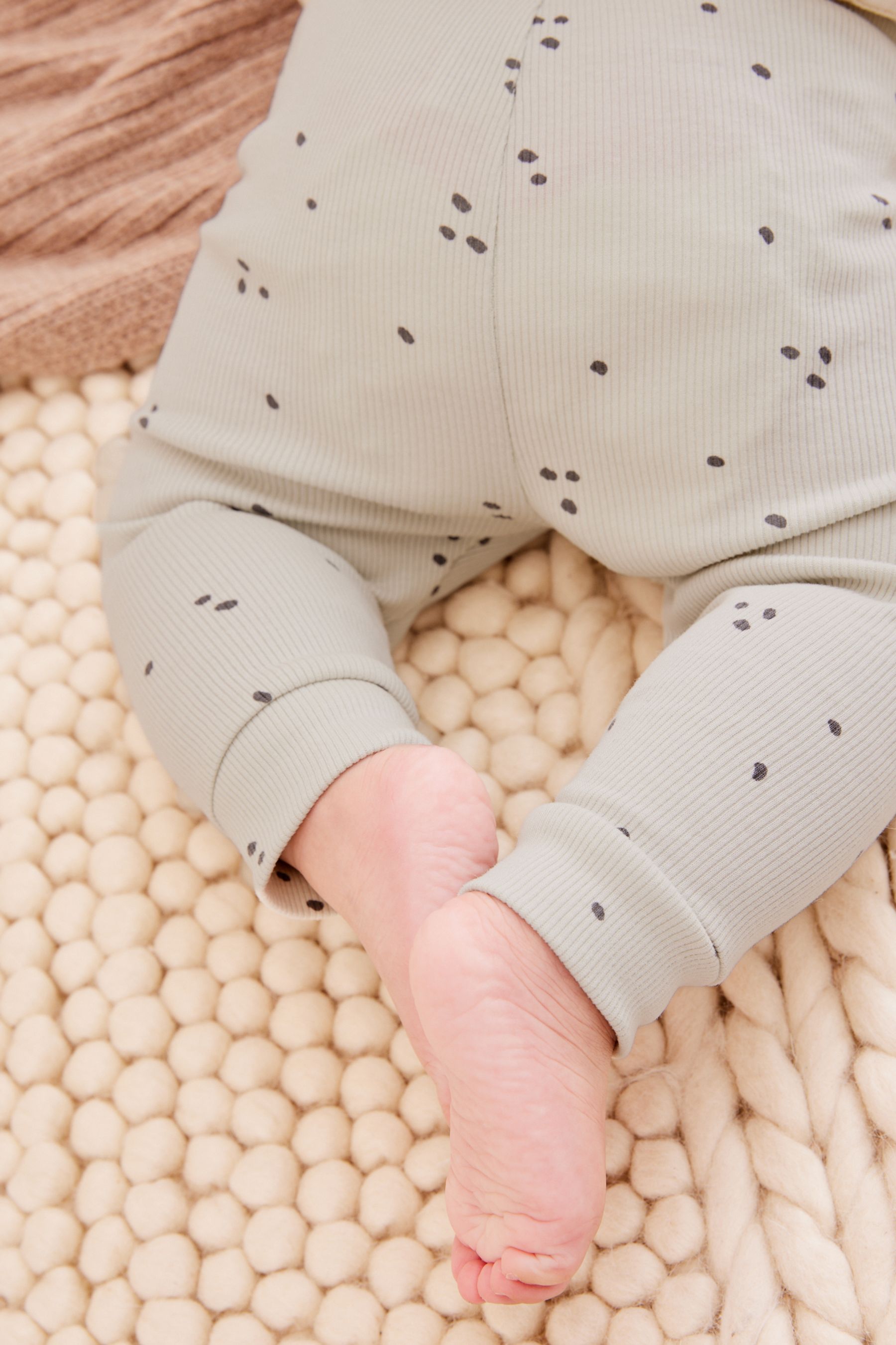 Mint Green Safari Baby Sweatshirt And Leggings 2 Piece Set (0mths-2yrs)