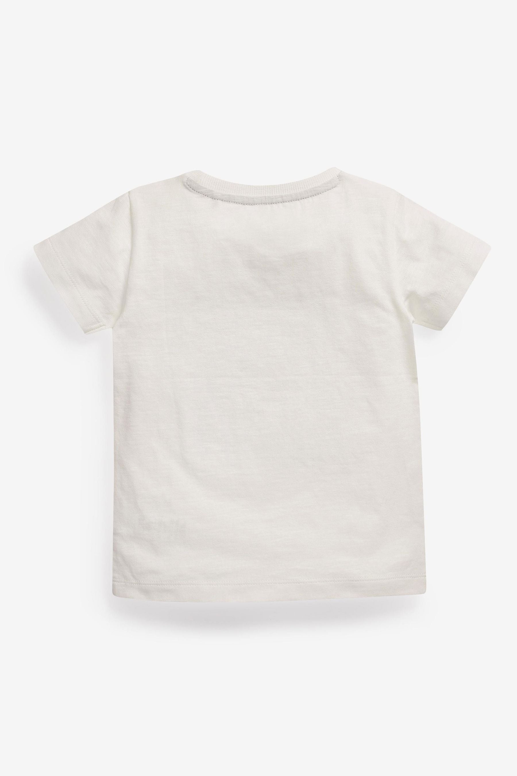 White Little Man Slogan T-Shirt (3mths-7yrs)