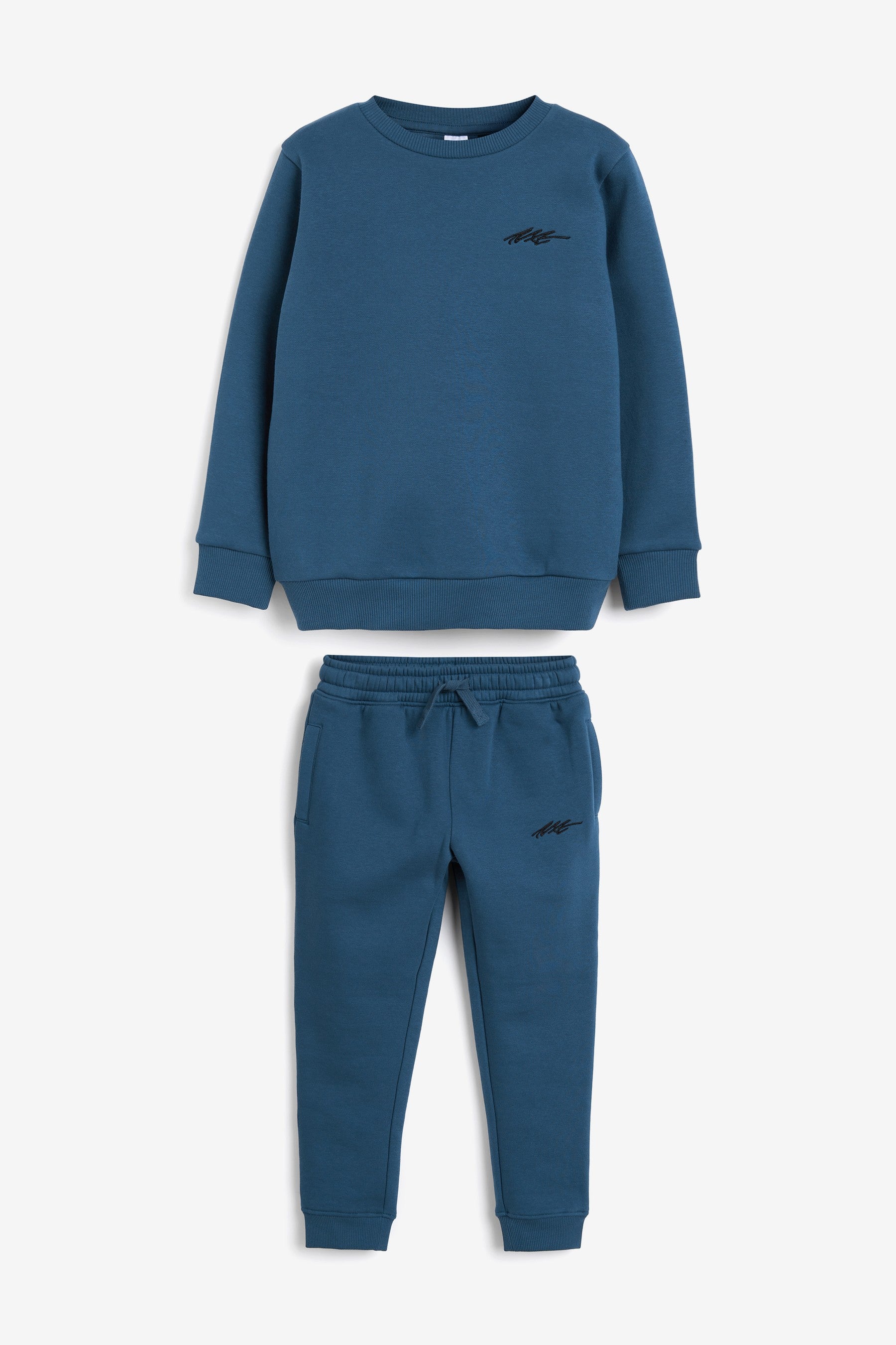 Blue Sweatshirt Set Heavyweight Plain (3-16yrs)