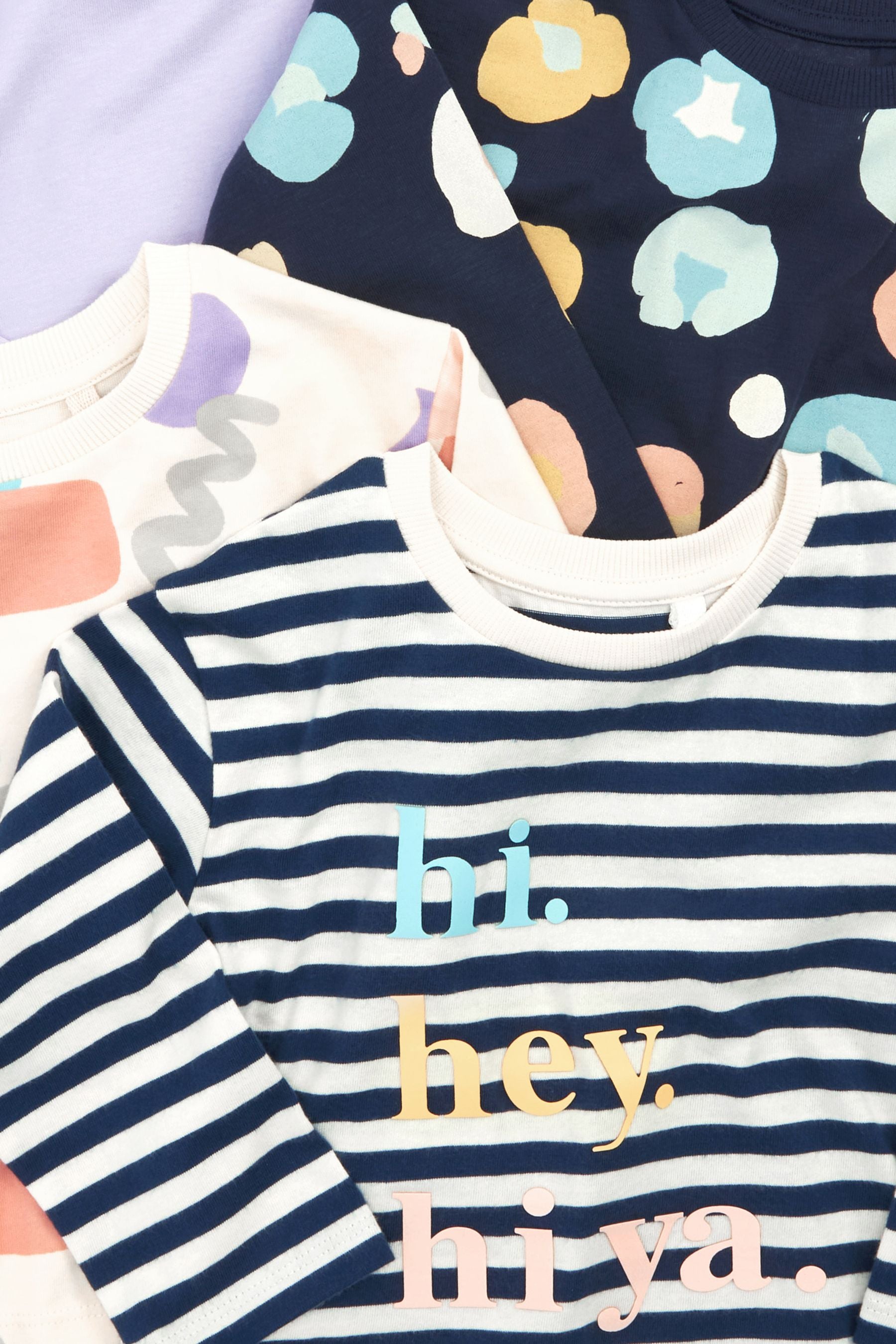 Scandi Prints T-Shirt 4 Pack (3mths-7yrs)