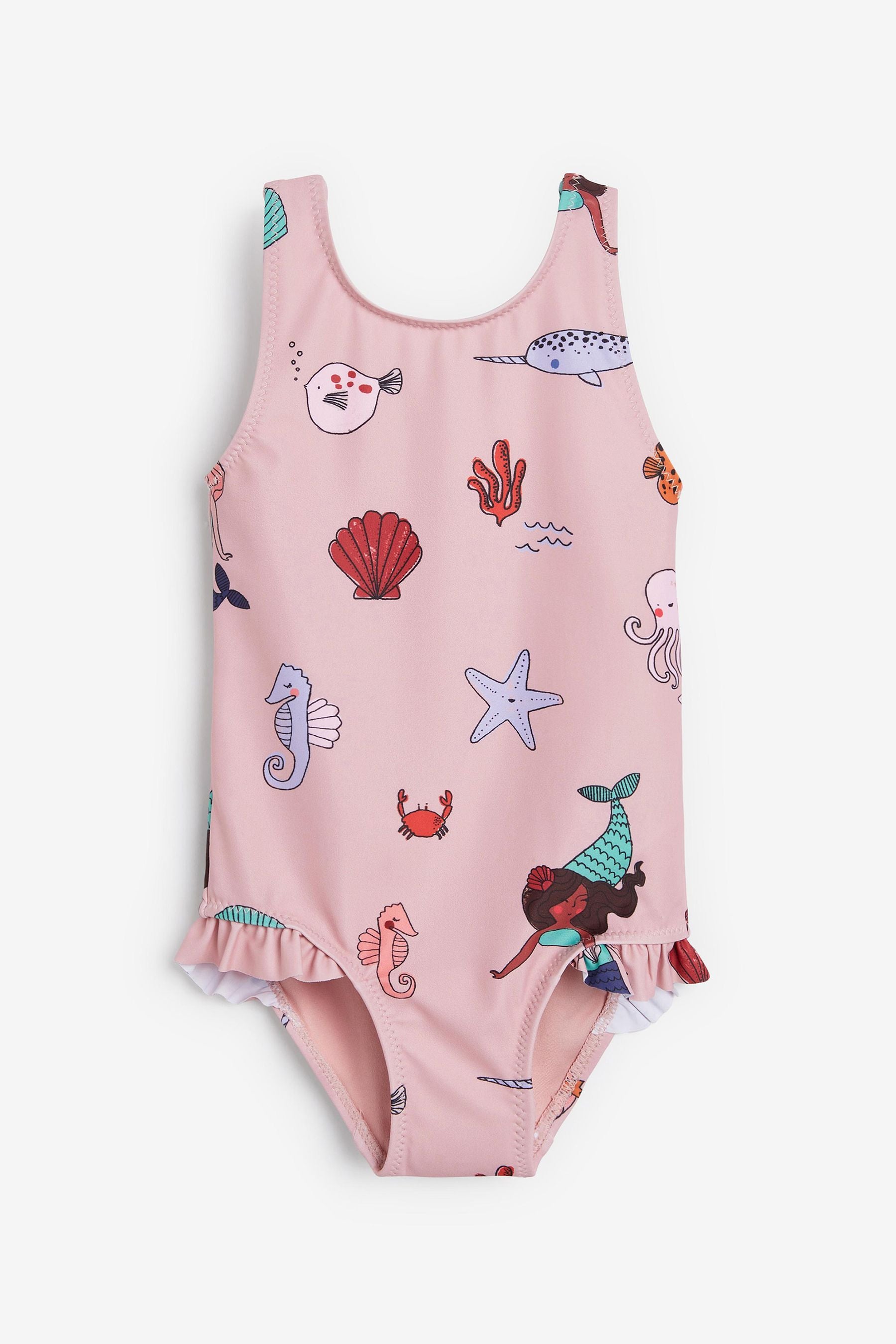 Pale Pink Swimsuit (3mths-7yrs)