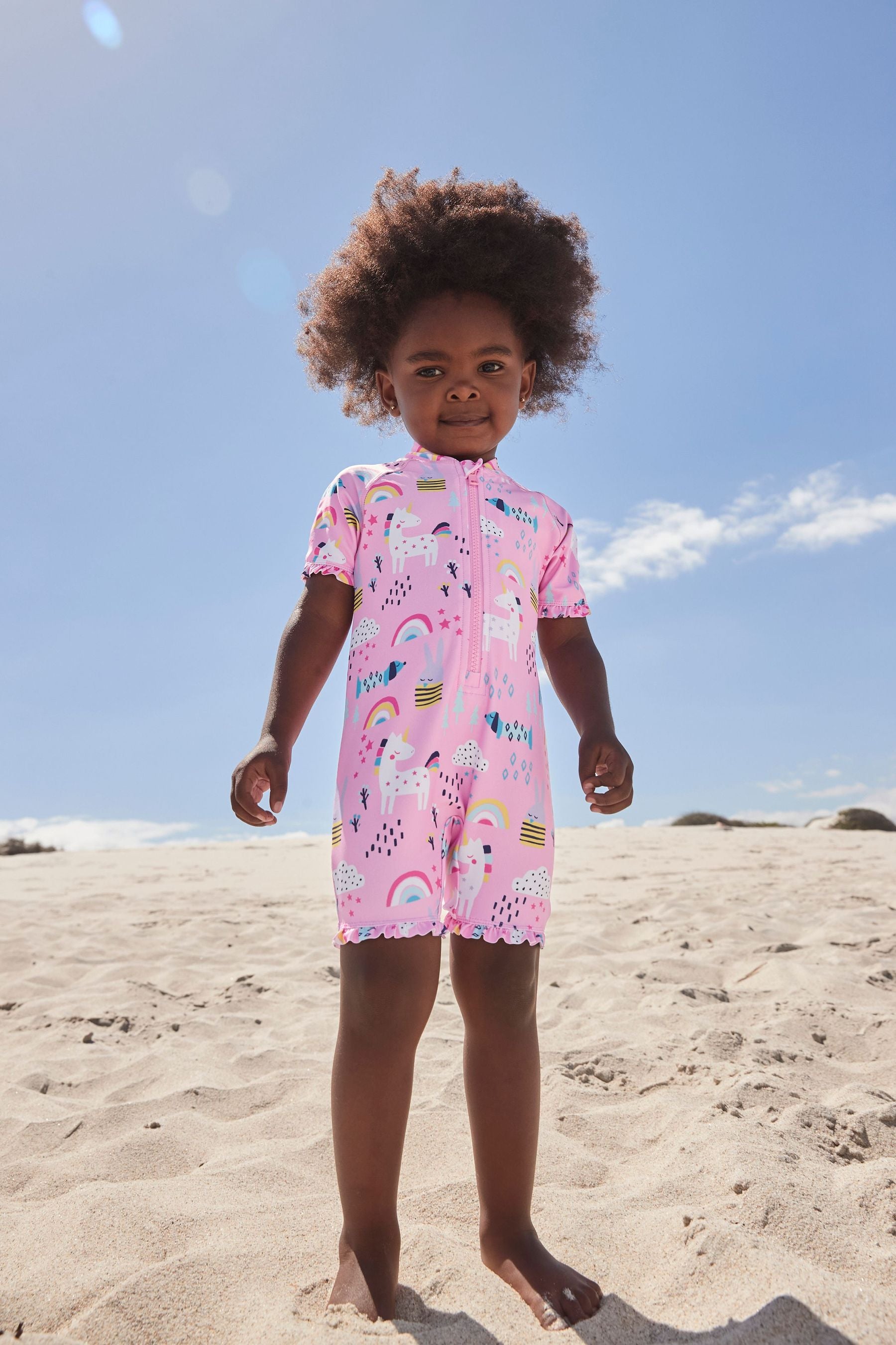 Pink Unicorn Sunsafe Swimsuit (3mths-7yrs)