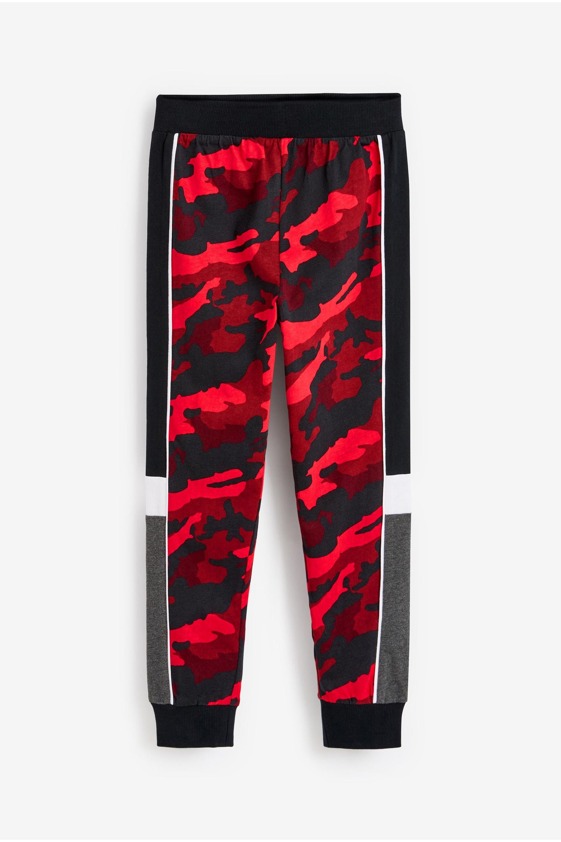 Black/Red Camouflage Pyjamas 3 Pack (3-16yrs)