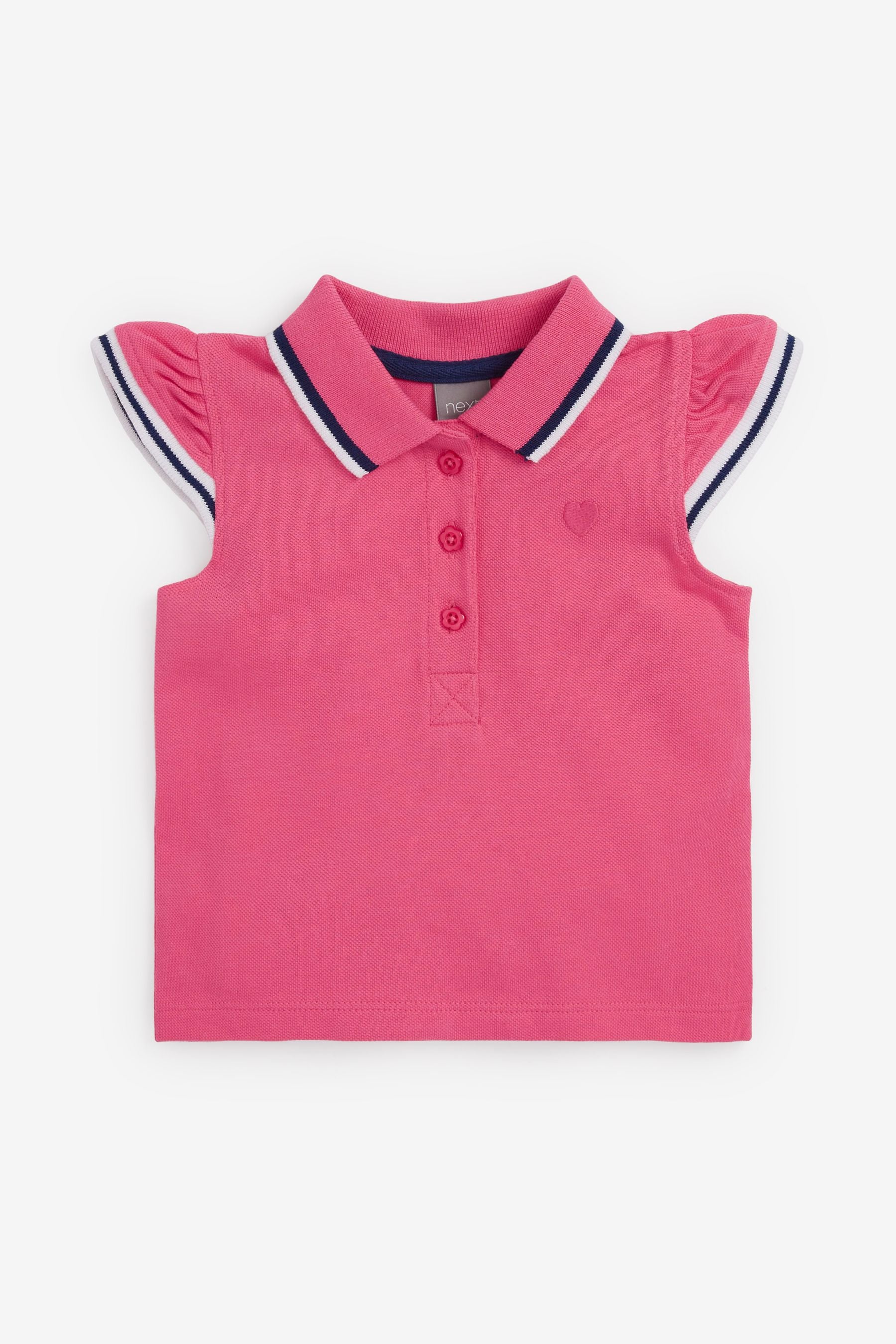 Pink Polo Top And Skirt Set (3mths-7yrs)