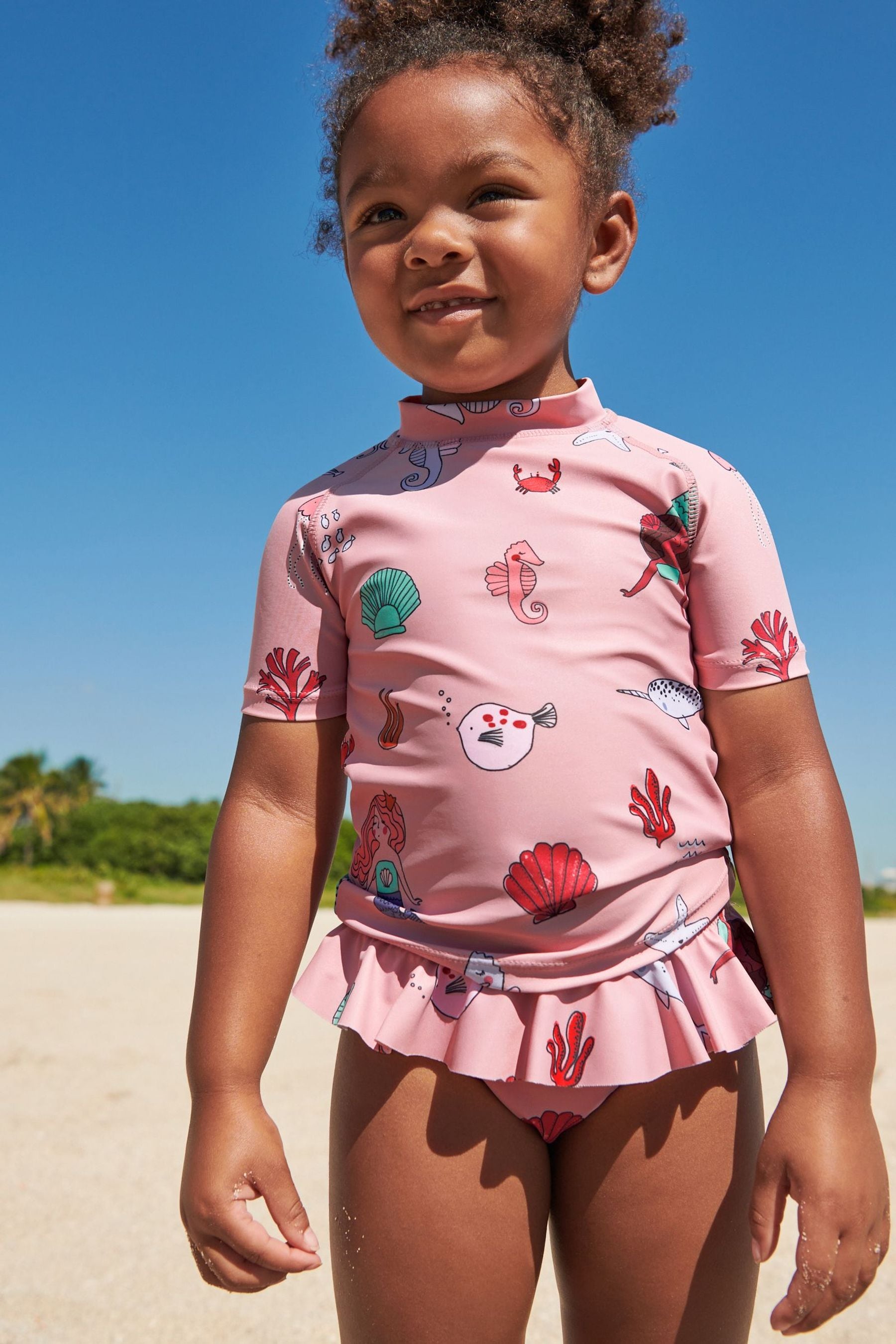 Pale Pink 2 Piece Sunsafe Suit (3mths-7yrs)