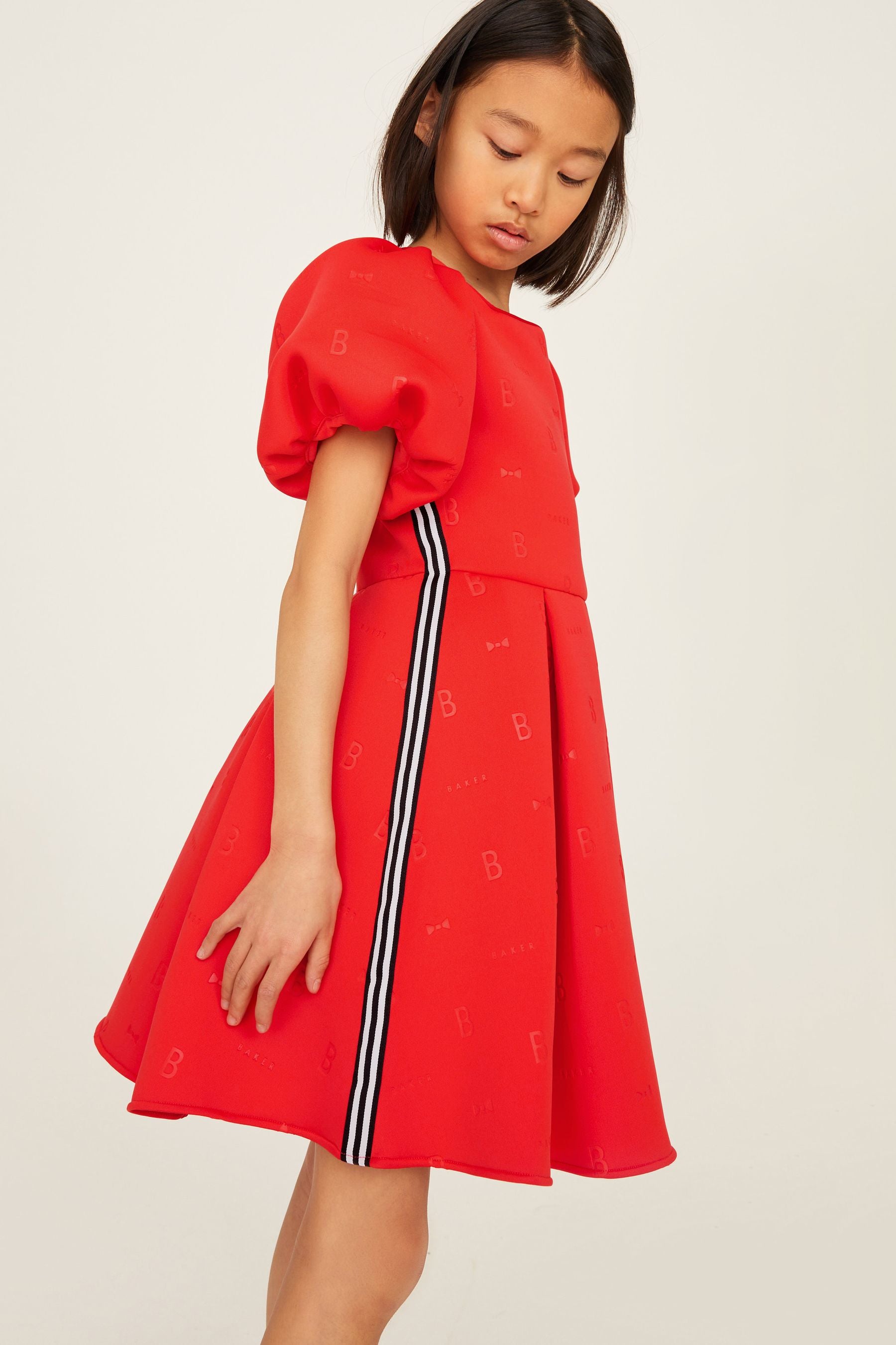 Red Baker by Ted Baker Embossed Scuba Dress