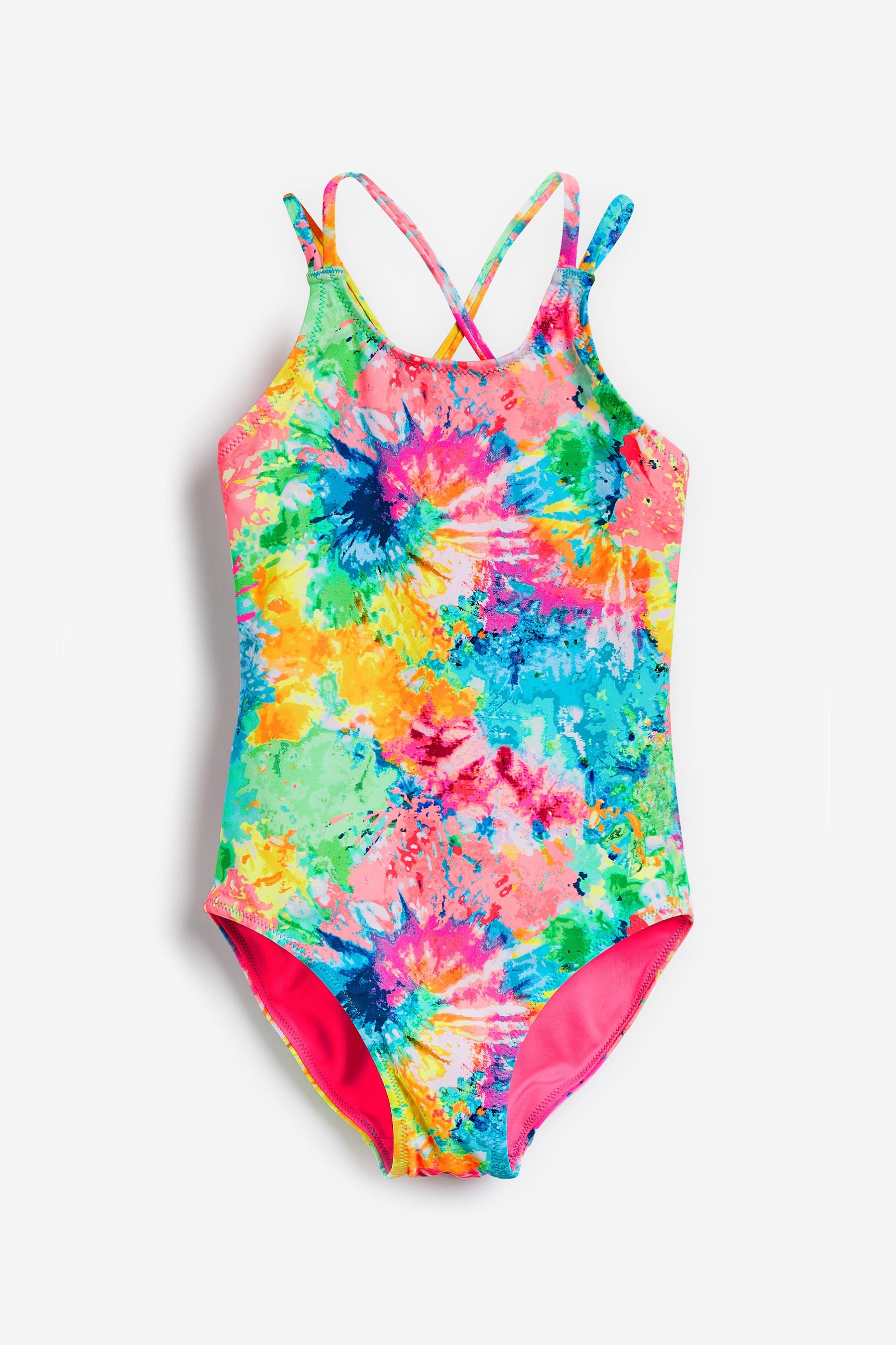 Multi Bright Tie Dye Swimsuit (3-16yrs)