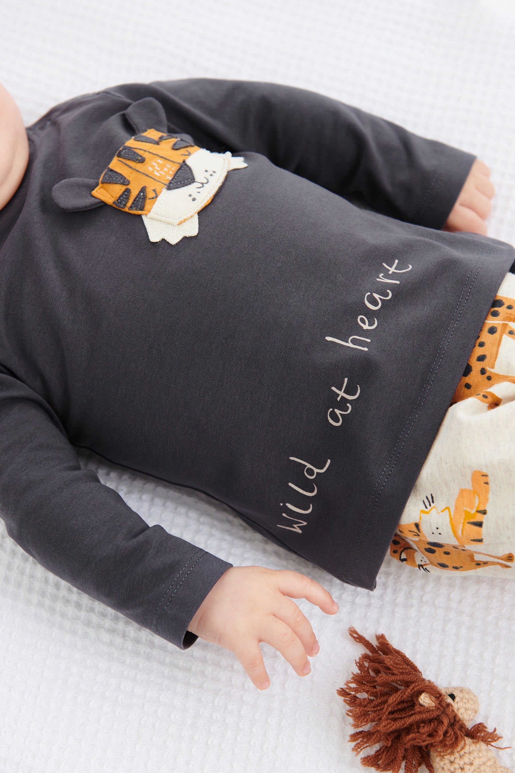 Grey Lion Baby 2 Pack T-Shirt & Leggings Set (0mths-3yrs)