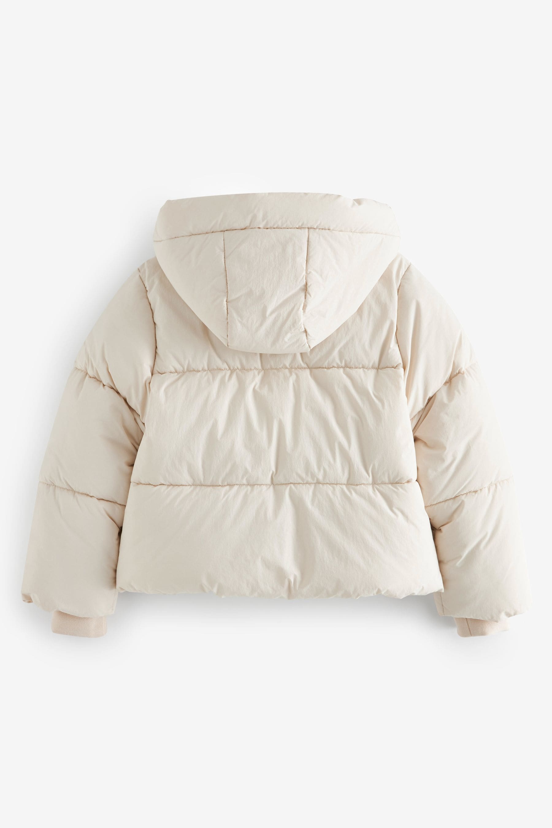 Cream Shower Resistant Cropped Padded Jacket (2-16yrs)