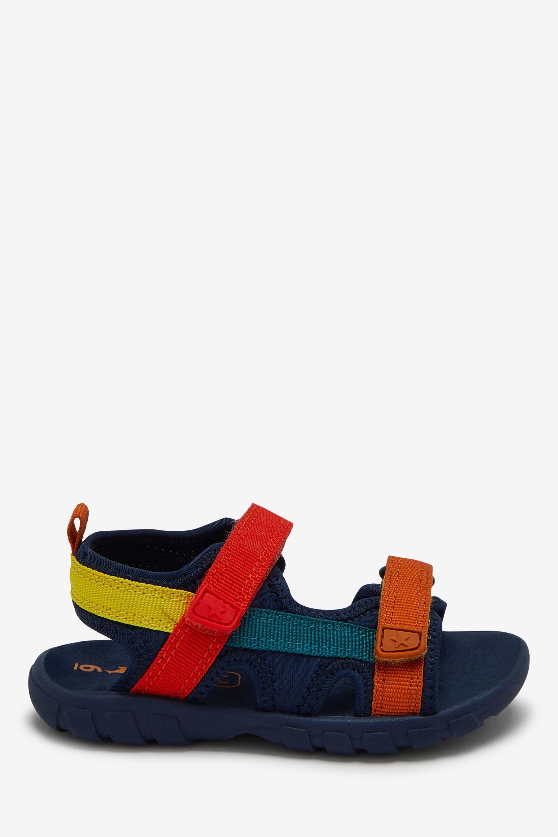 Navy/Red Lightweight Trekker Sandals