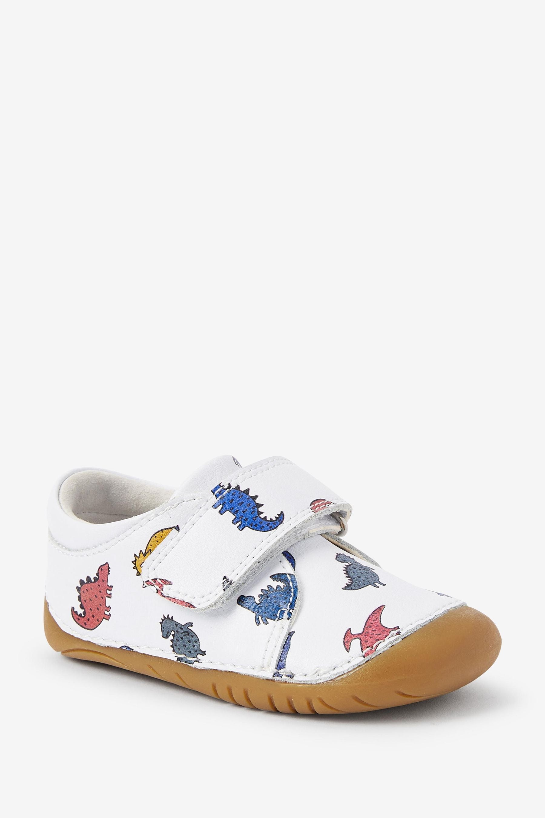 Dino Print Crawler Shoes