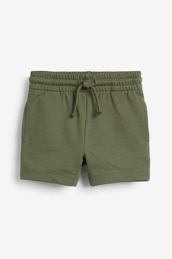 Khaki Green Jersey Shorts (3mths-7yrs)