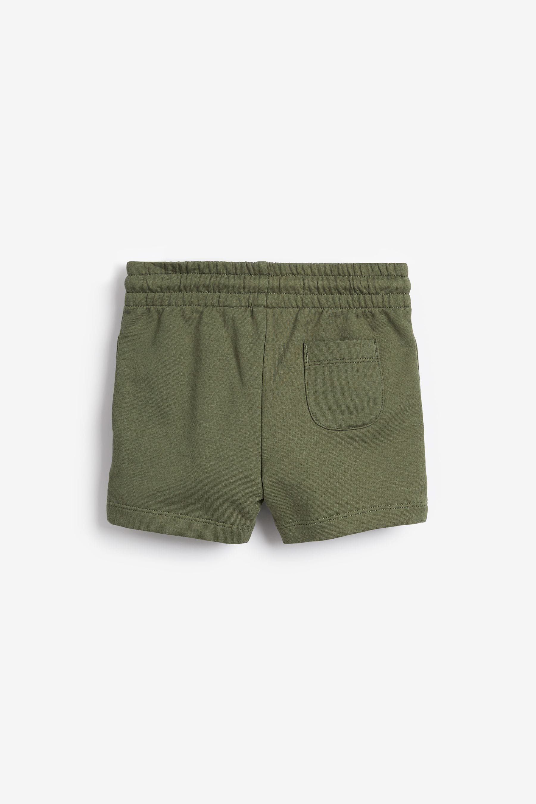 Khaki Green Jersey Shorts (3mths-7yrs)