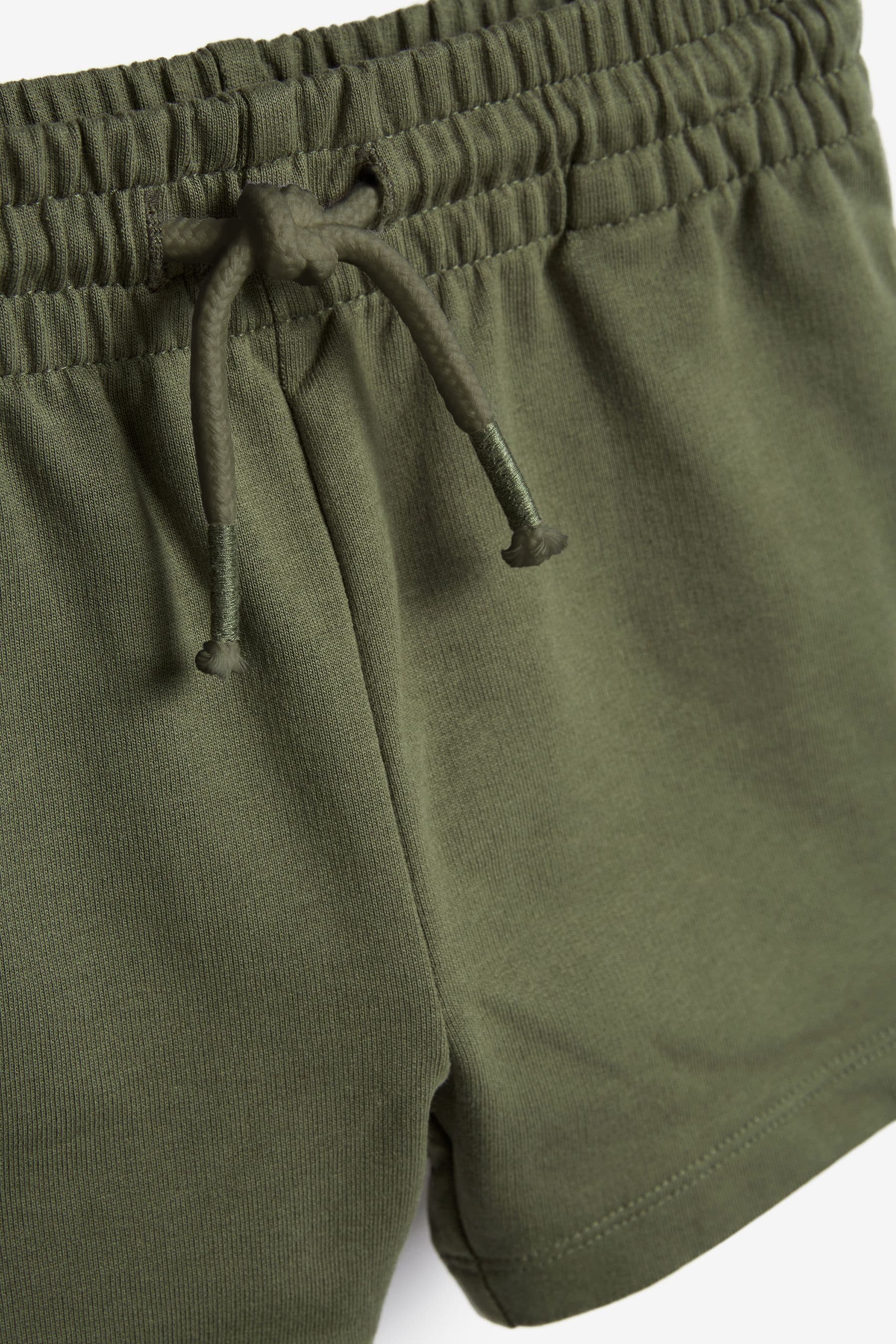 Khaki Green Jersey Shorts (3mths-7yrs)