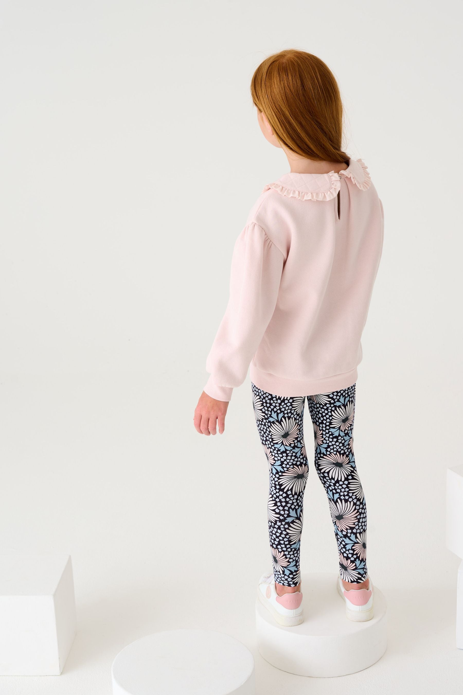 Pink Baker by Ted Baker Pink Legging and Collar Sweater Set