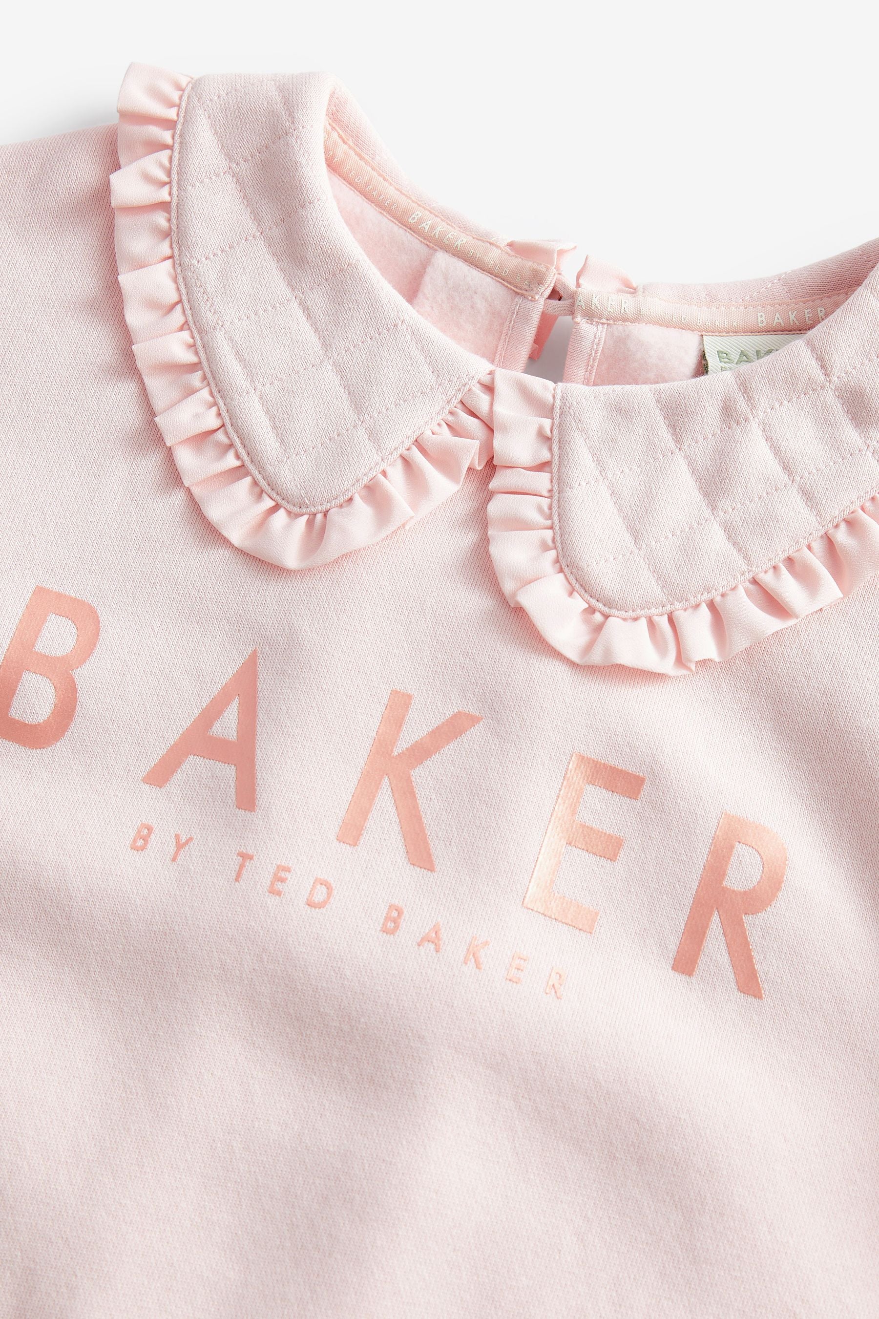 Pink Baker by Ted Baker Pink Legging and Collar Sweater Set