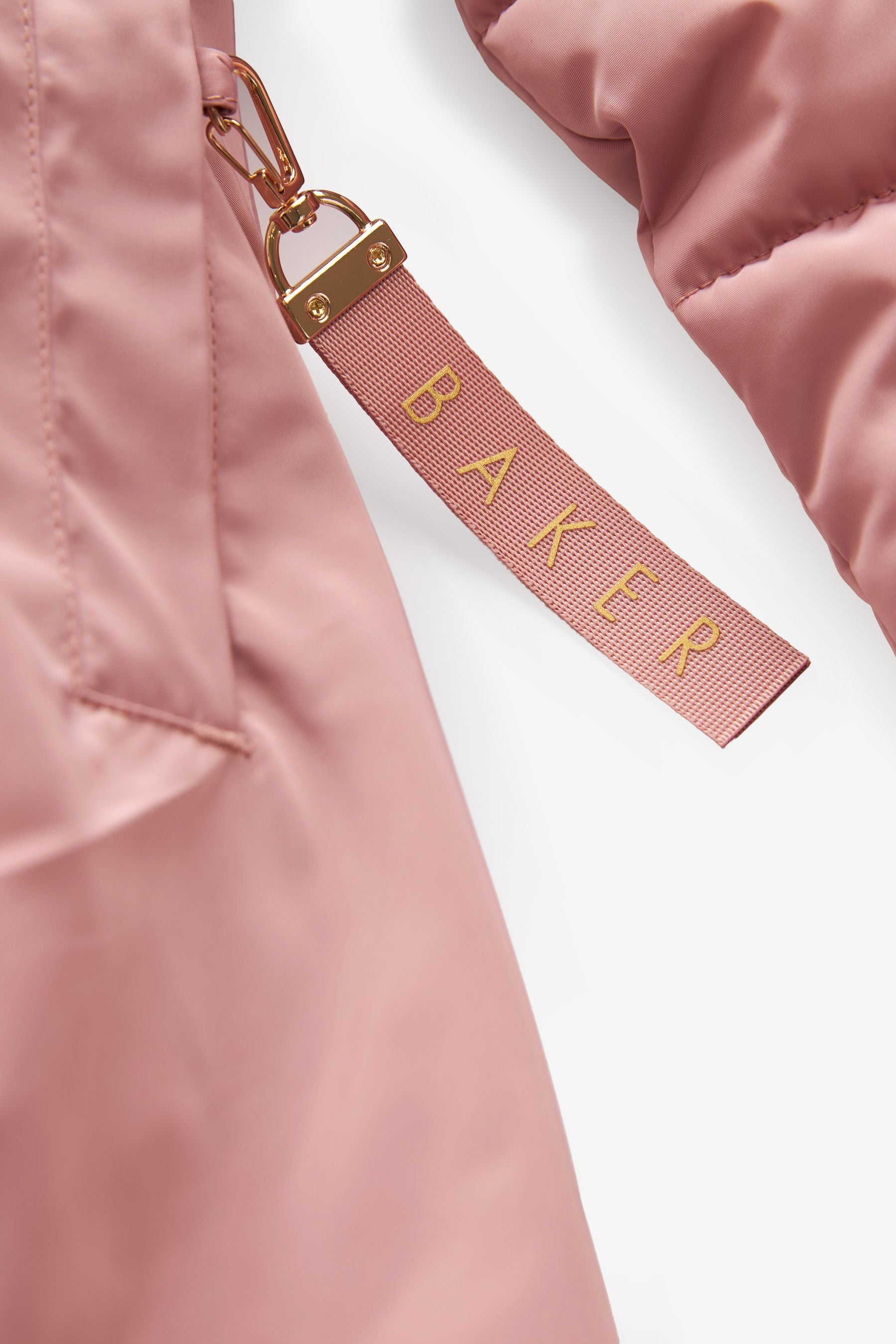 Pink Baker by Ted Baker Shower Resistant Skirted Coat