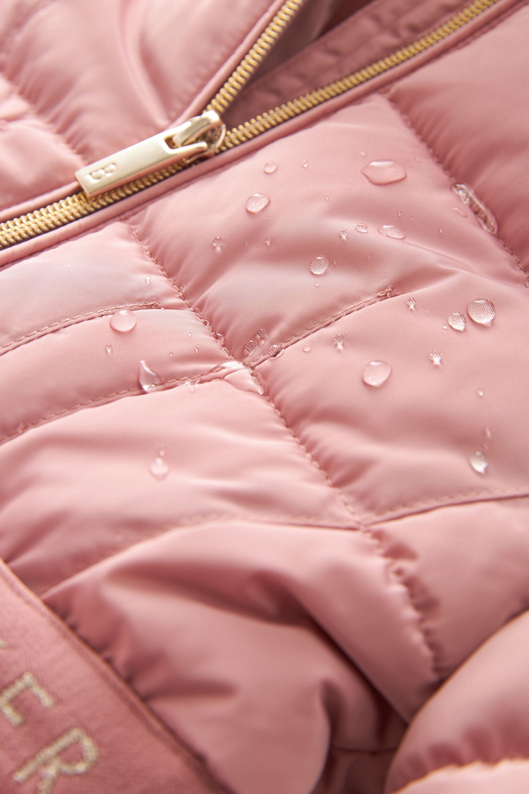 Pink Baker by Ted Baker Shower Resistant Skirted Coat