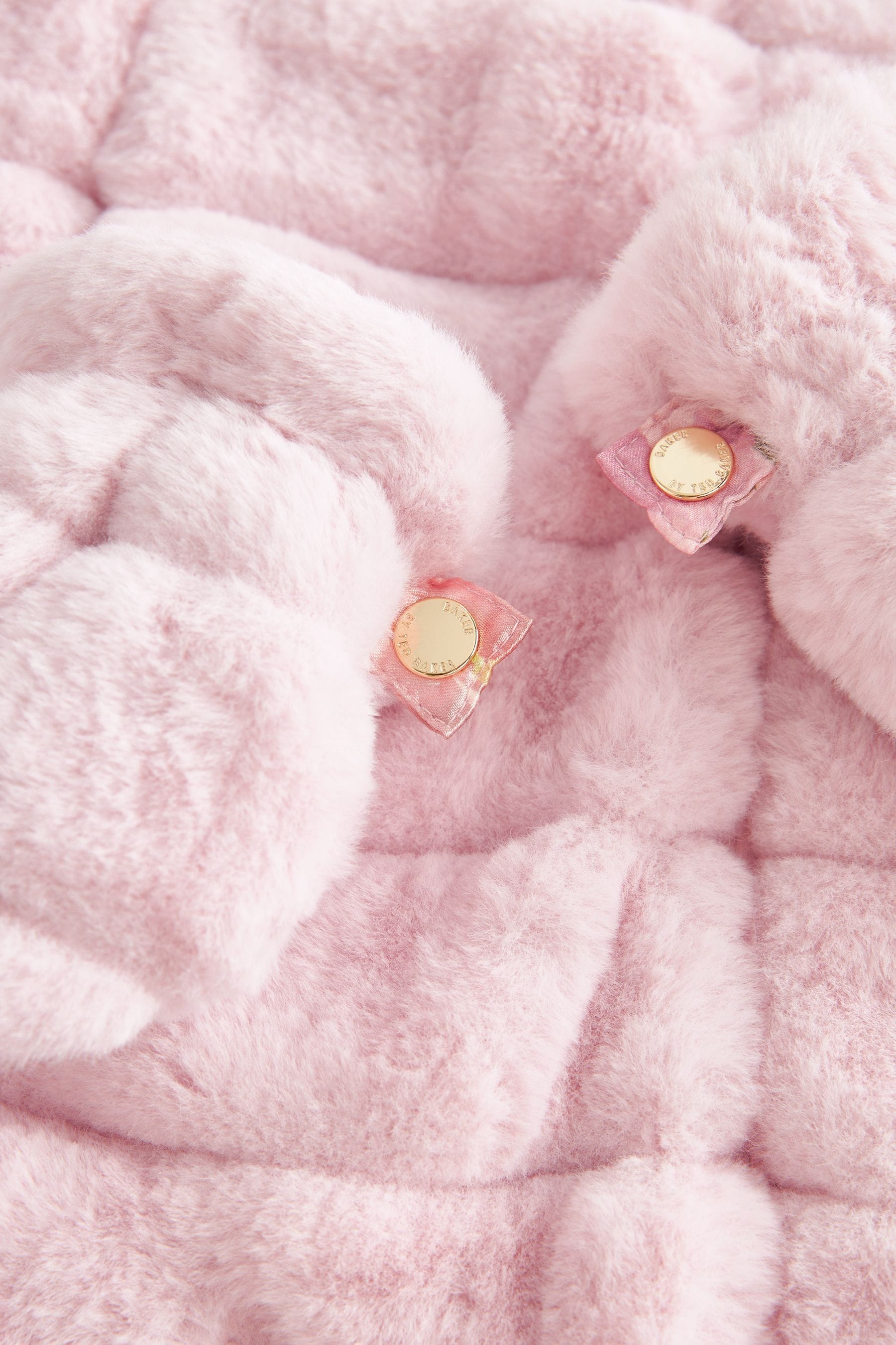 Pink Baker by Ted Baker Fluffy Snowsuit