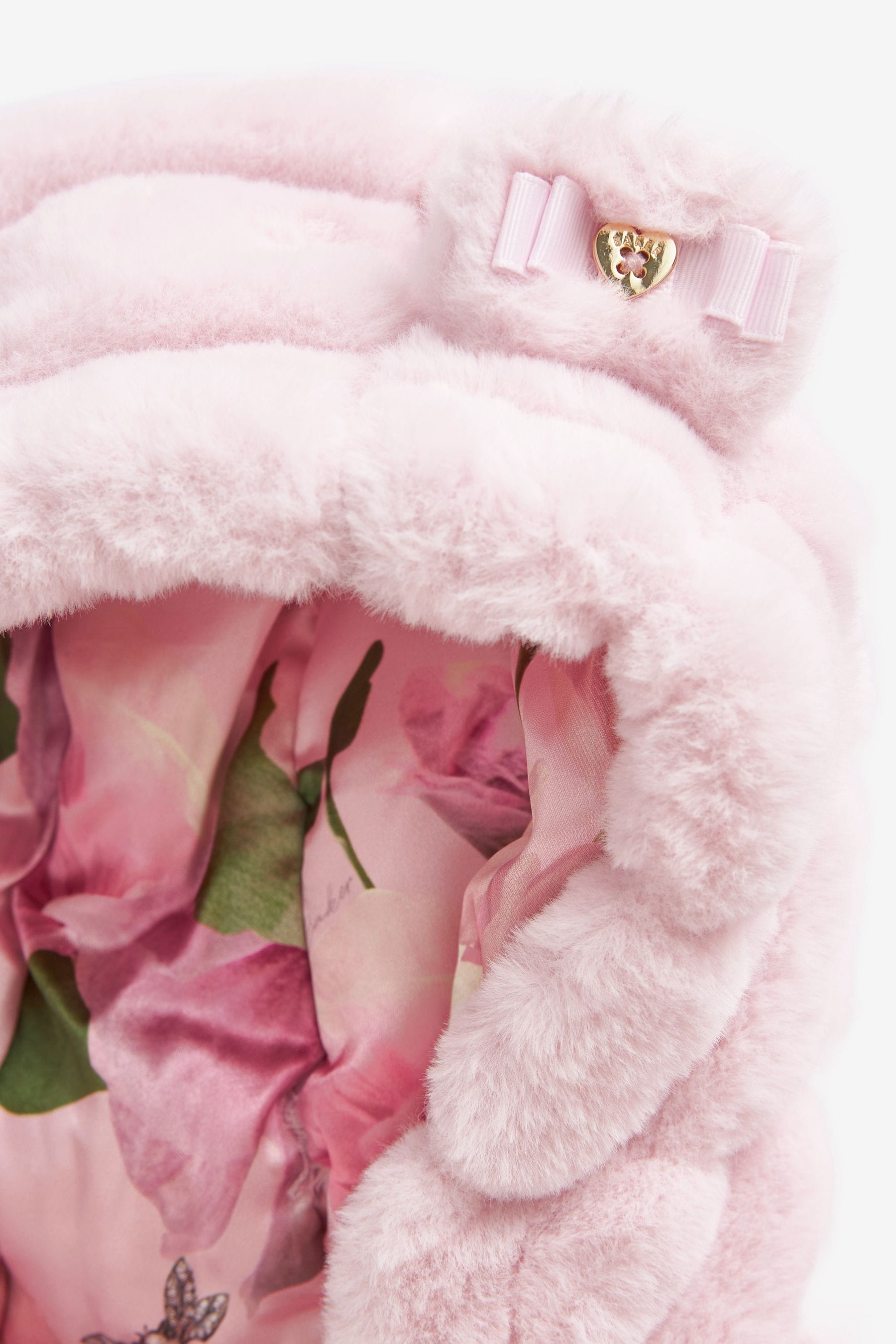 Pink Baker by Ted Baker Fluffy Snowsuit