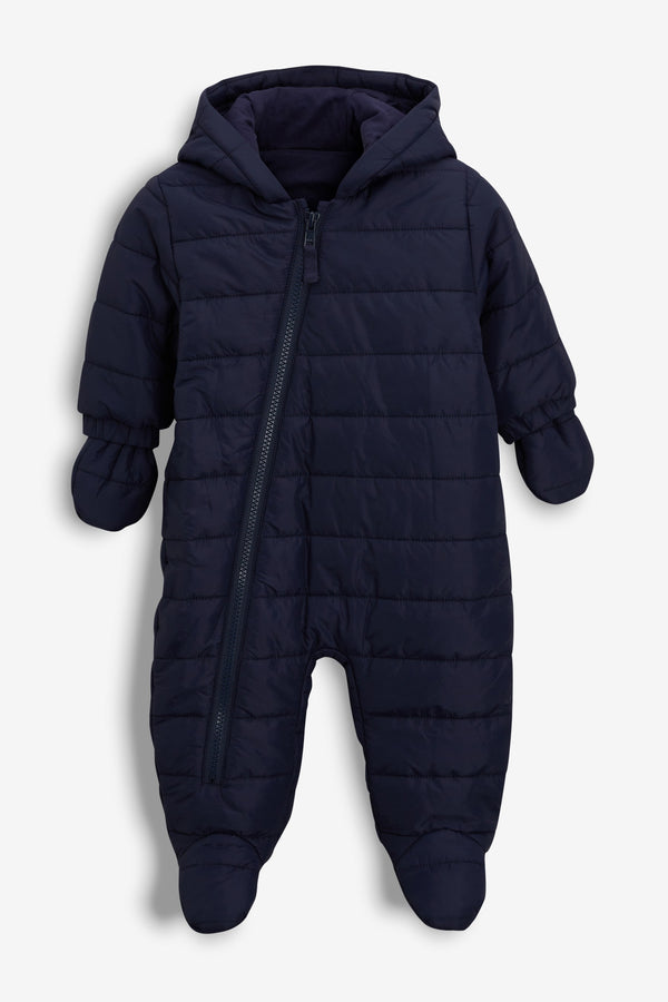 Navy Baby Pramsuit (0mths-2yrs)