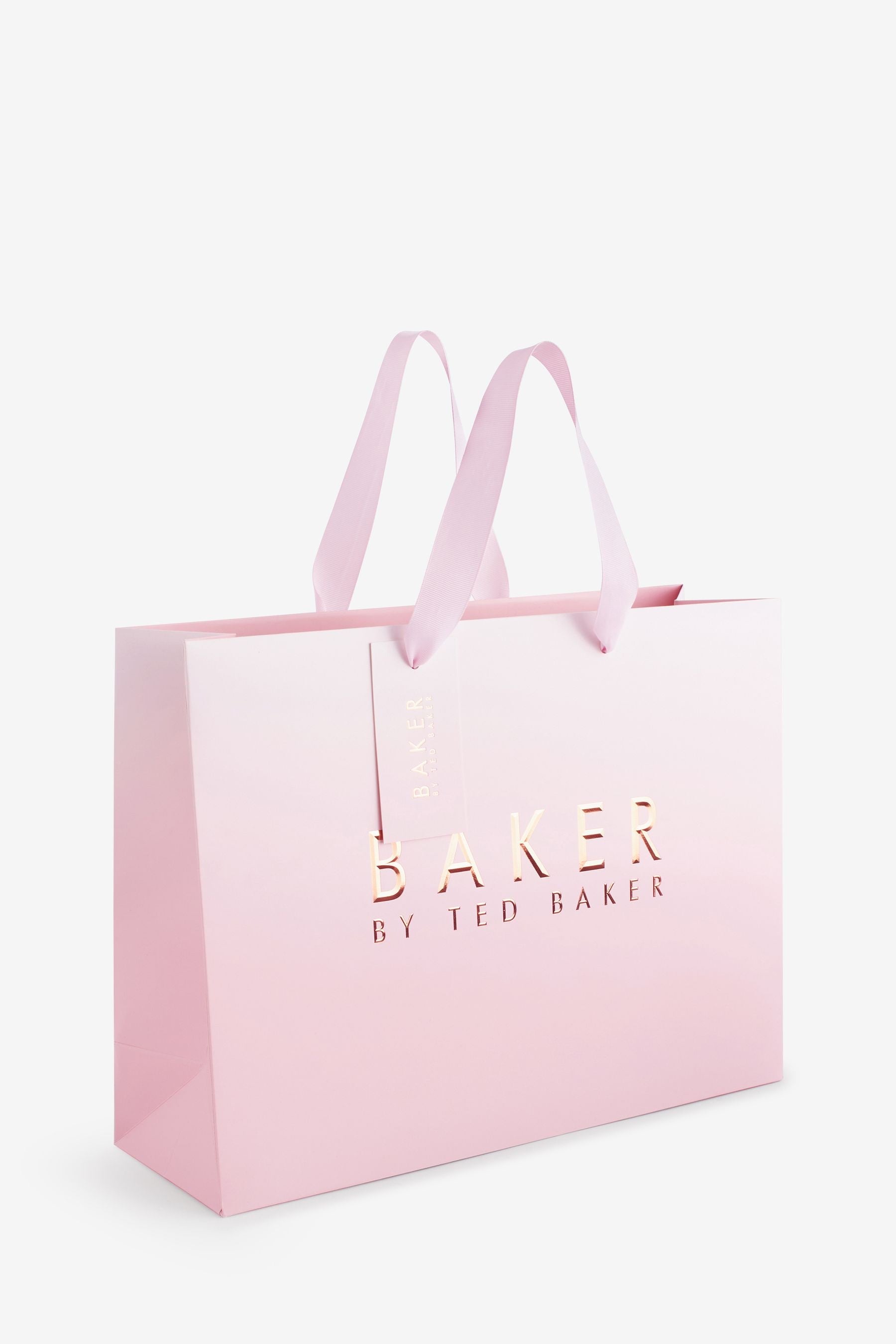 Pink Girls Baker by Ted Baker Gift Bag with Tissue Paper