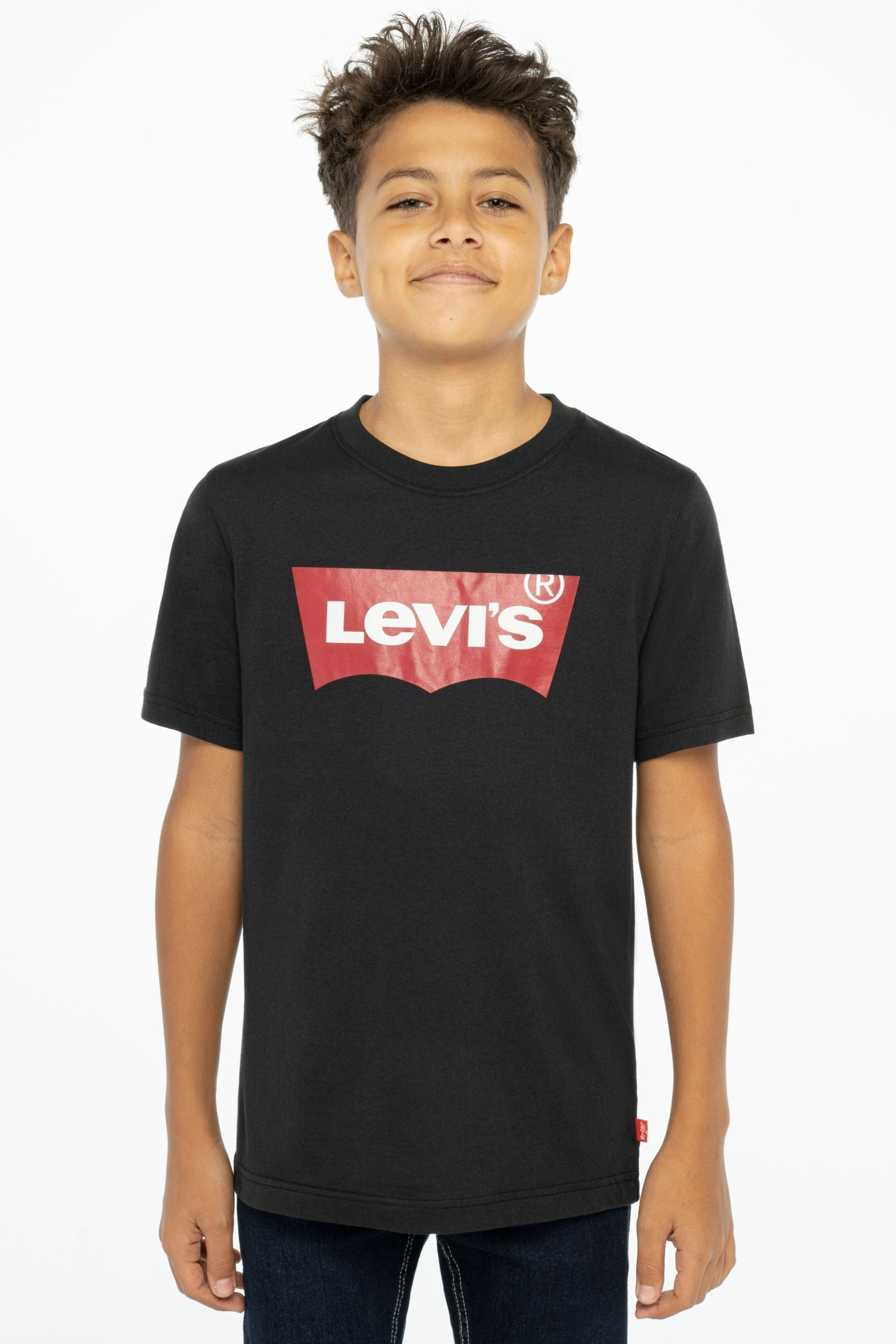 Black Levi's Batwing Kids T-Shirt