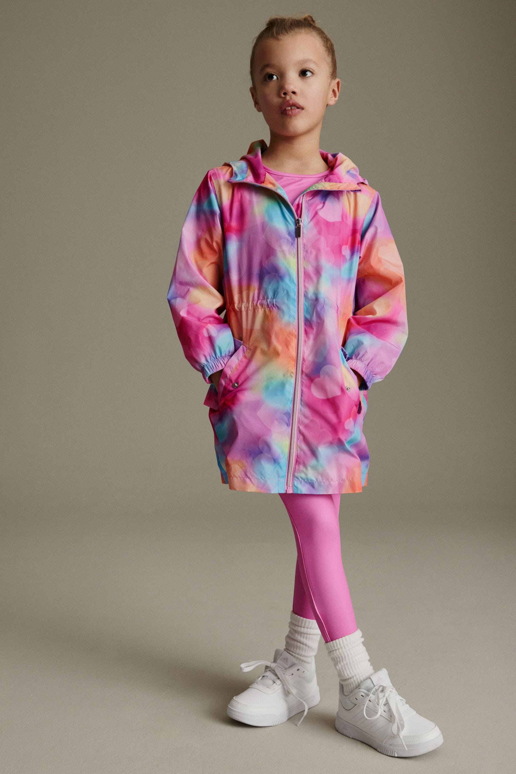 Multi Bright Shower Resistant Cagoule (3-16yrs)