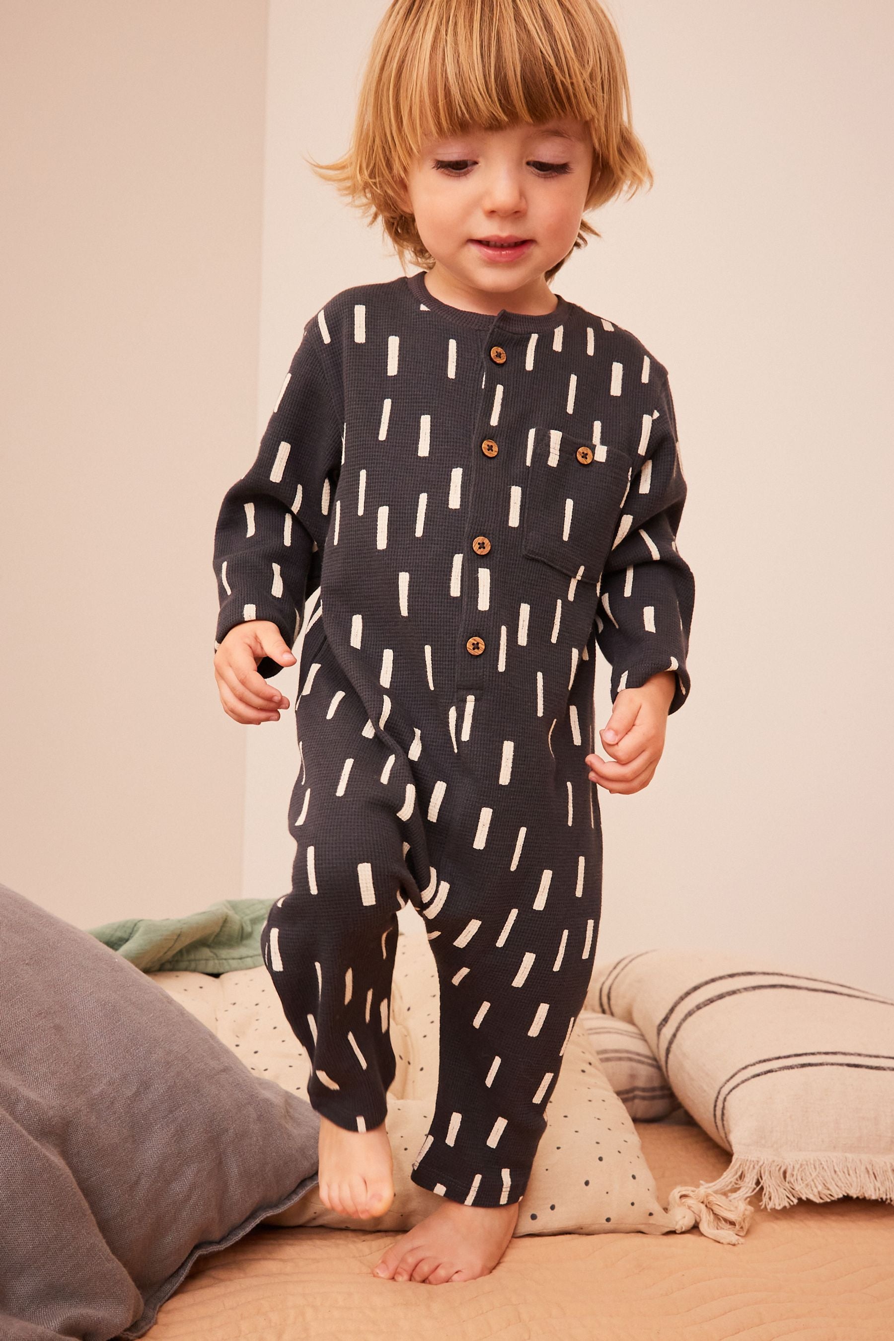 Charcoal Grey Sleepsuit (9mths-6yrs)