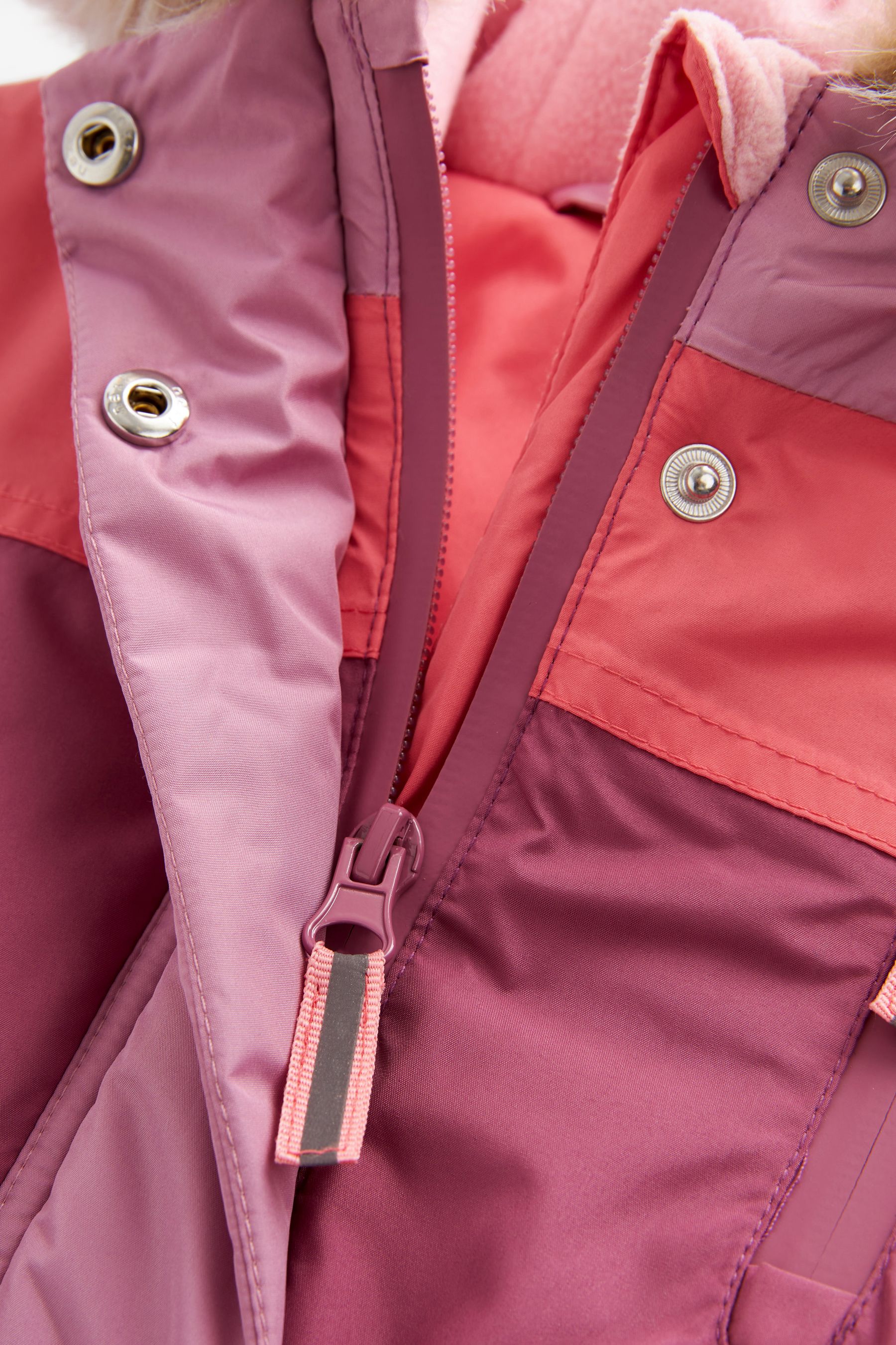 Pink Waterproof Colourbock Snowsuit (3mths-7yrs)