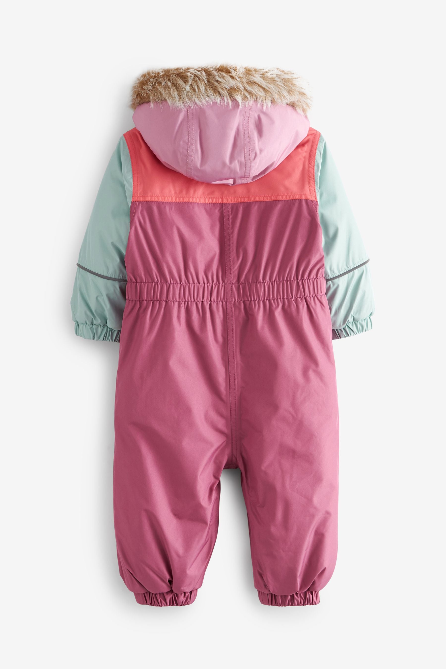 Pink Waterproof Colourbock Snowsuit (3mths-7yrs)