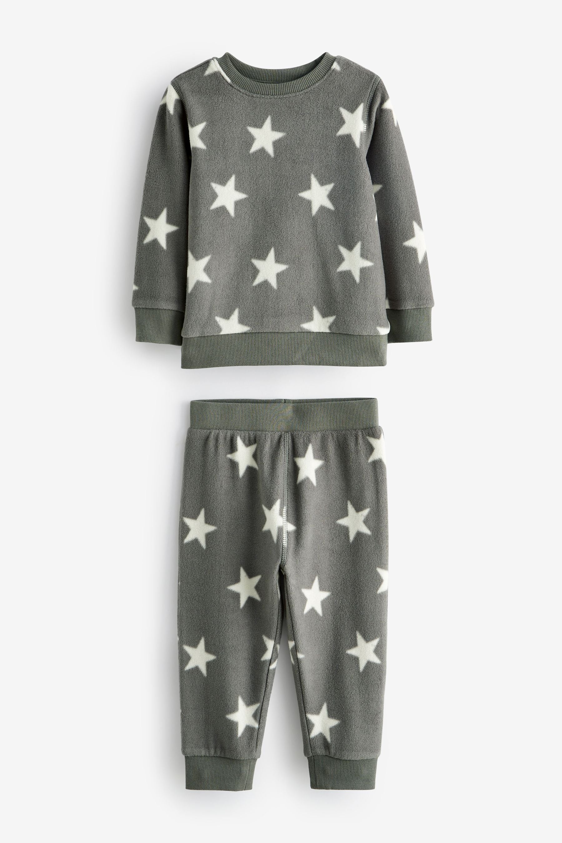 Grey Star Soft Touch Fleece with Elastane Pyjamas (9mths-8yrs)