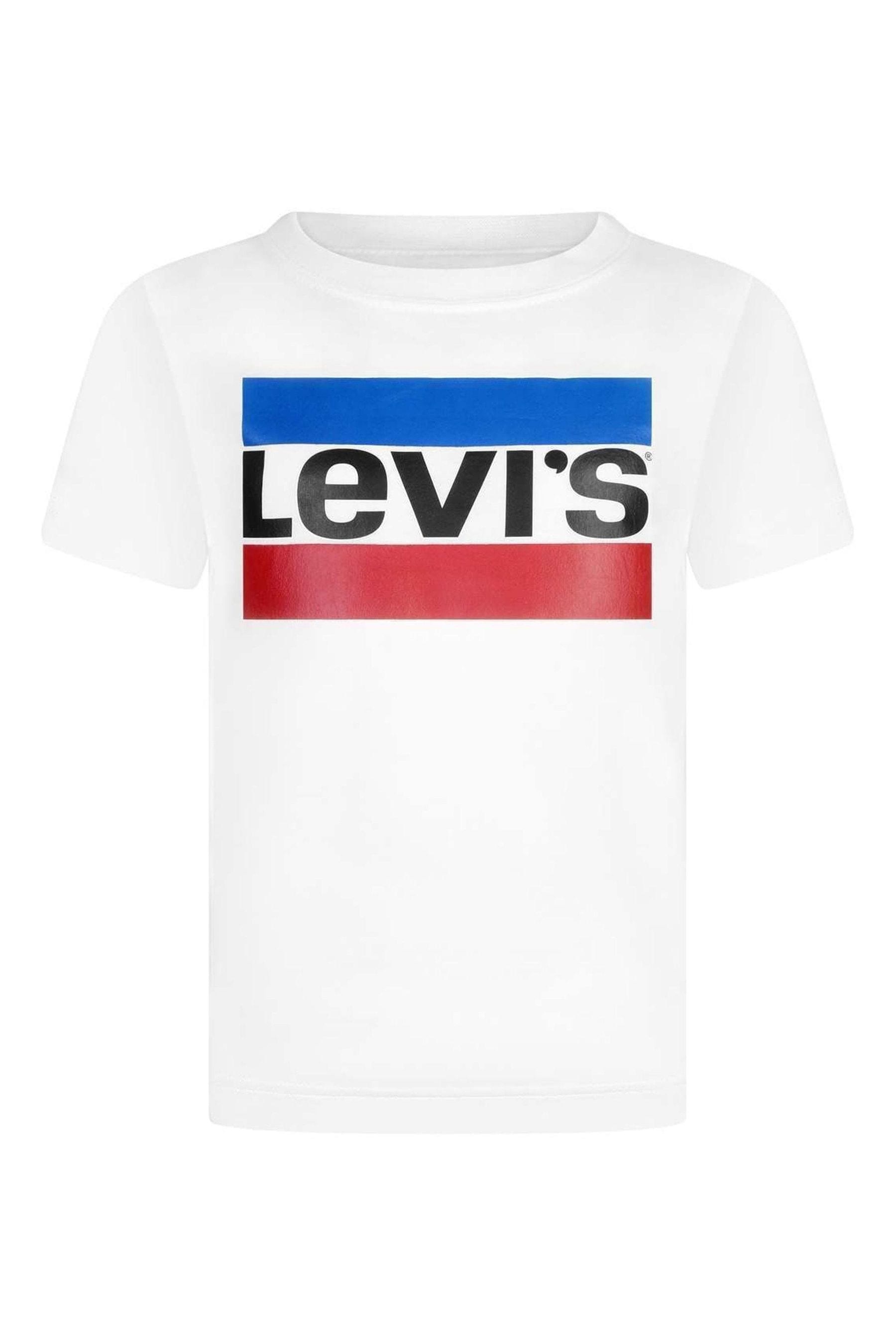 White Levi's® Sports Kids Logo T-Shirt