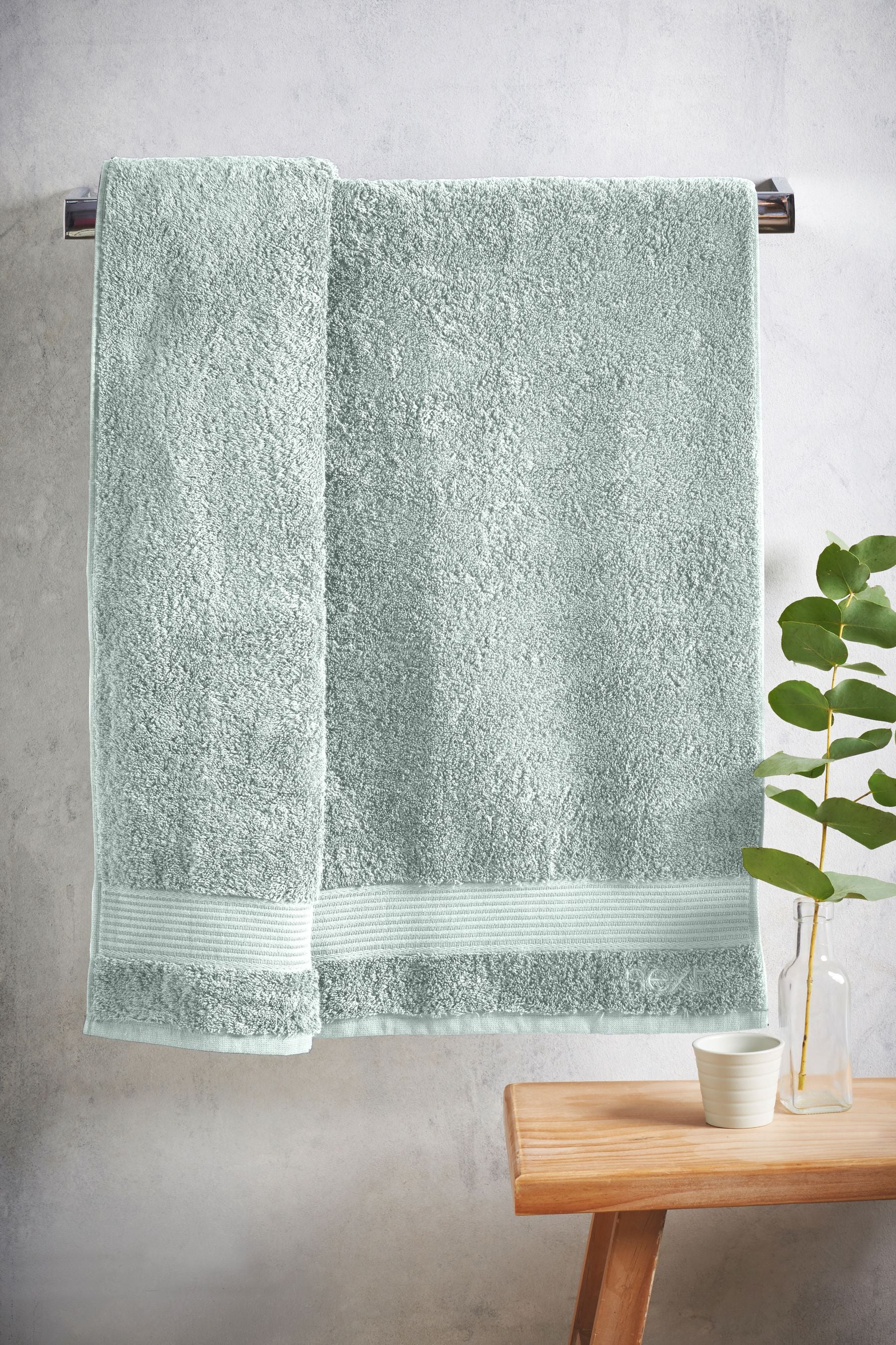 Duck Egg Blue Egyptian Cotton Towel